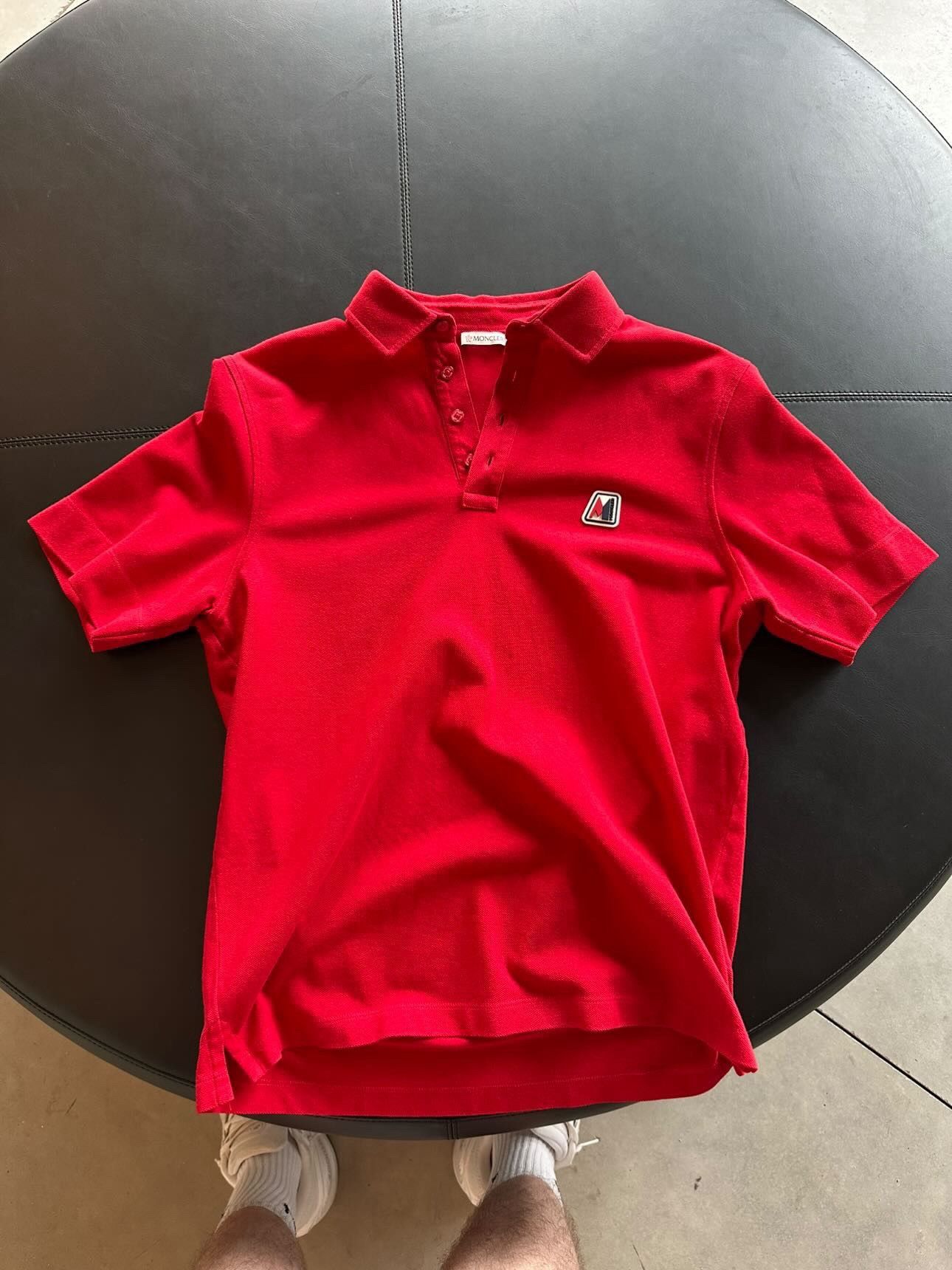 Moncler Moncler maglia polo red logo Size US S / EU 44-46 / 1 - 1 Thumbnail