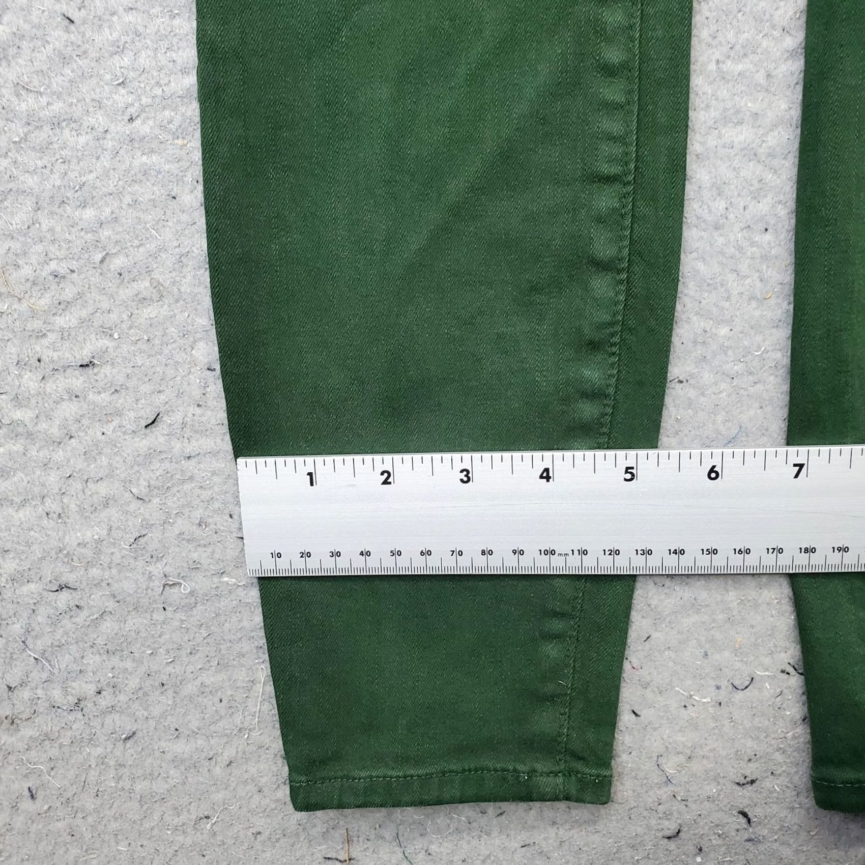 L'AGENCE L'Agence Green Denim Stretch Americana Streetwear Skinny Leg Jeans Womens 26 Size 26" / US 2 / IT 38 - 5 Thumbnail