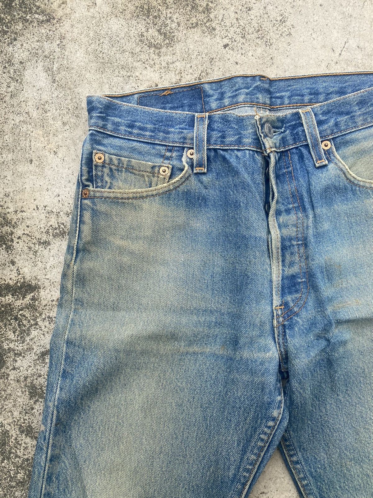 Levi's Vintage Clothing × Vintage Vintage Levis 501xx Distressed Denim Size US 29 - 8 Thumbnail