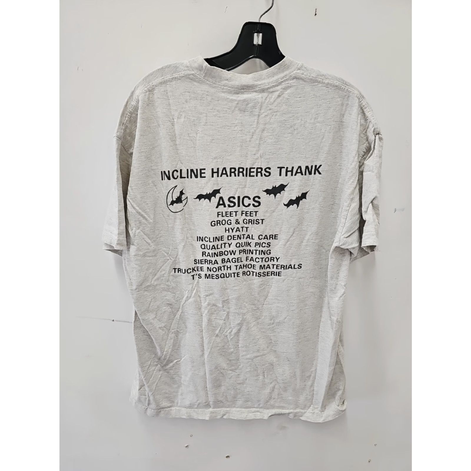 Asics VINTAGE Asics Tahoe Trick Or Trot Halloween Fall Shirt XL Mens Gray 1990s Graphic Tee Size US XL / EU 56 / 4 - 5 Thumbnail