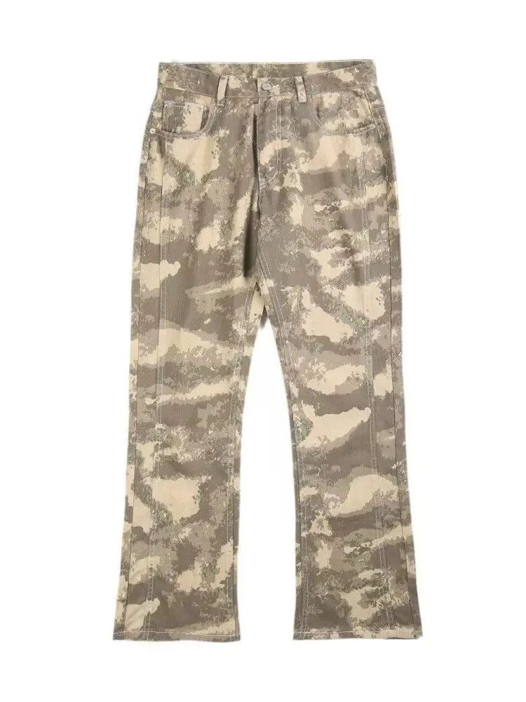Japanese Brand × Jean Retro straight camouflage high street jeans Size US 32 / EU 48 - 5 Thumbnail