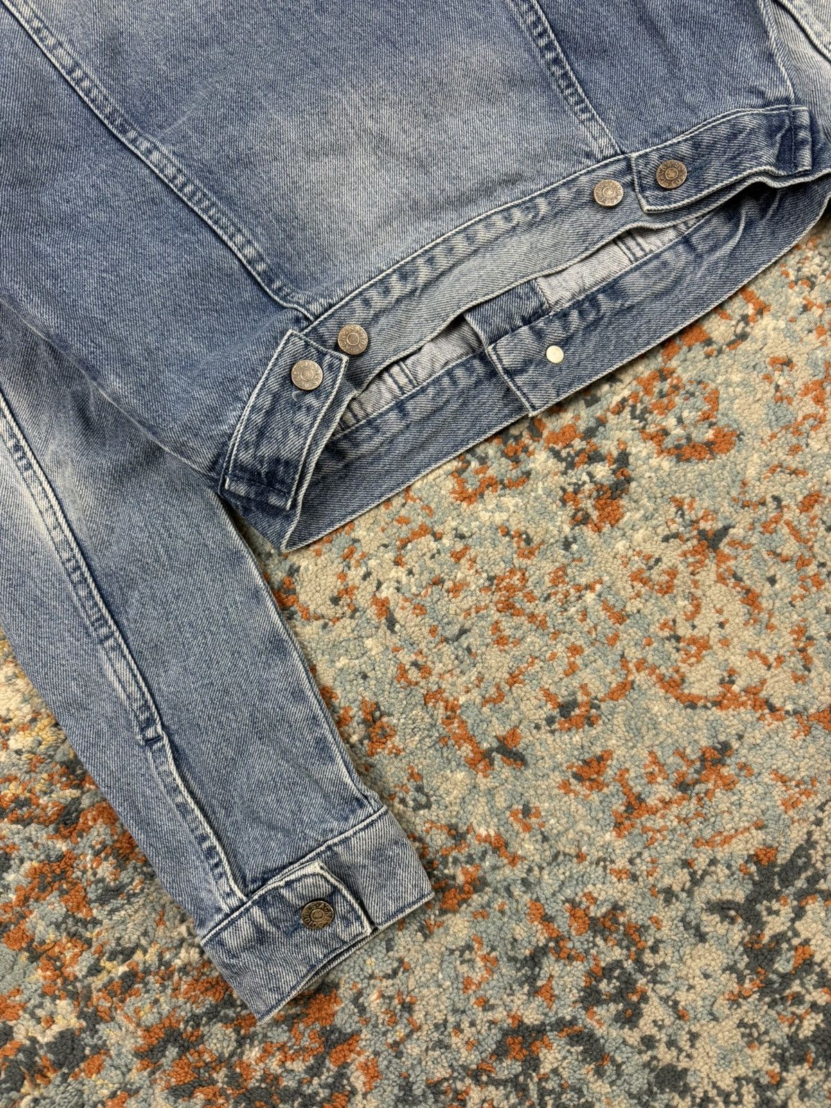 Acne Studios Vintage 00s Acne Studios Tag Light cropped denim jacket Size XS / US 0-2 / IT 36-38 - 8 Thumbnail