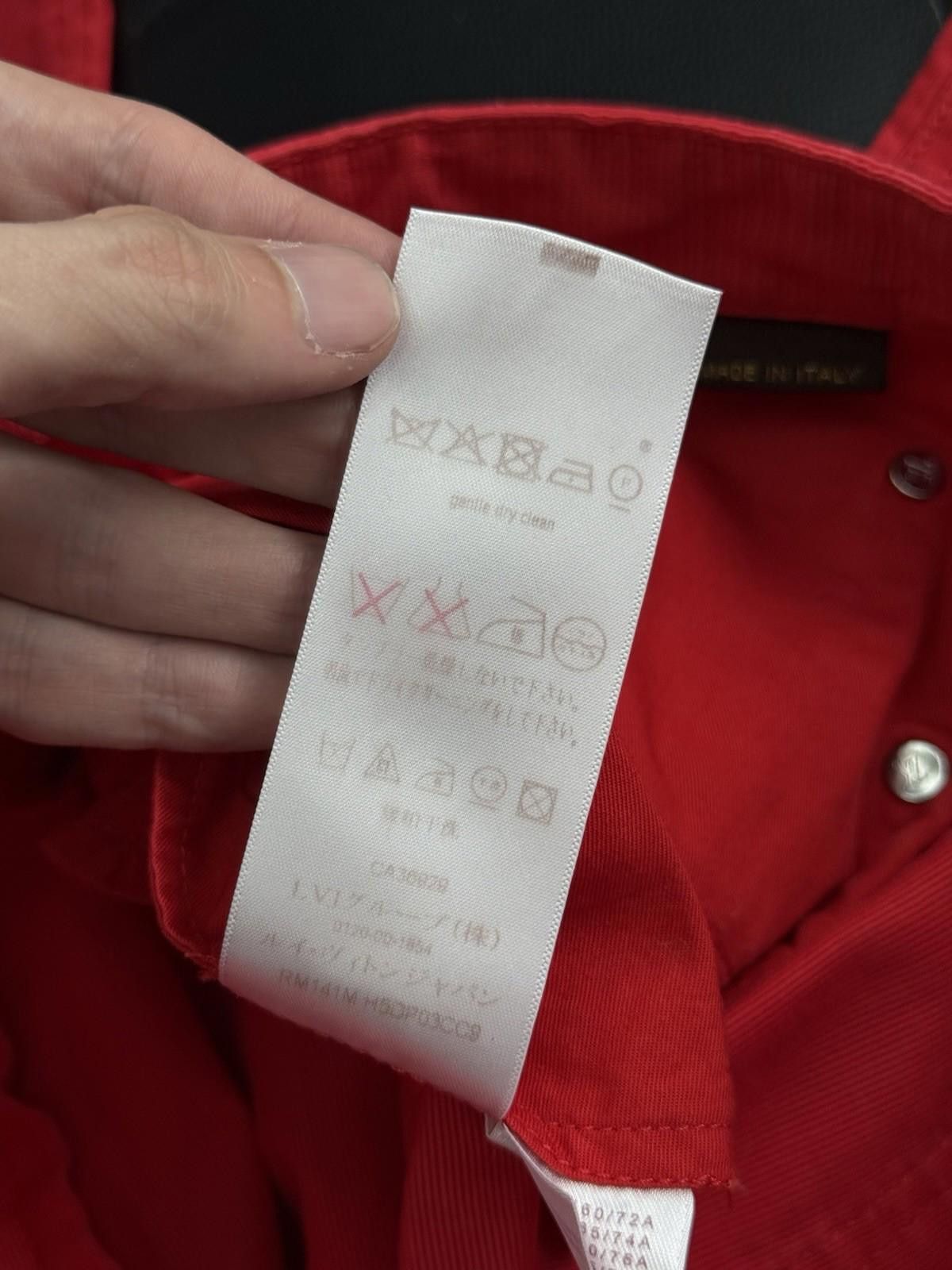 Louis Vuitton Authentic Louis Vuitton Red Denim Jeans Pants (34) Vintage Size US 34 / EU 50 - 6 Thumbnail