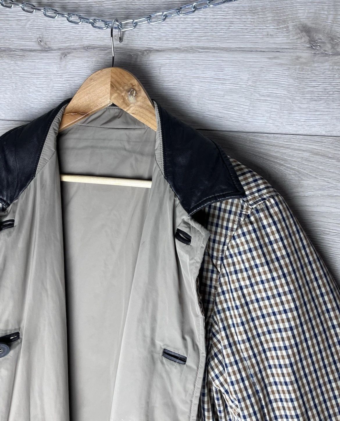 Vintage Reversible Men´s Jacket Aquascutum London size L Menswear