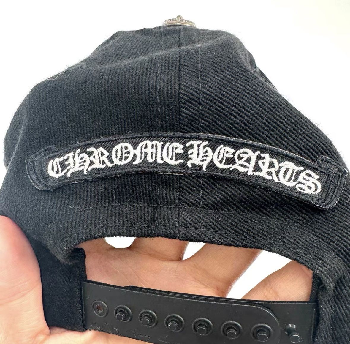 Chrome Hearts CHROME HEARTS Size OS Embroidered baseball cap with scroll Size ONE SIZE - 5 Thumbnail
