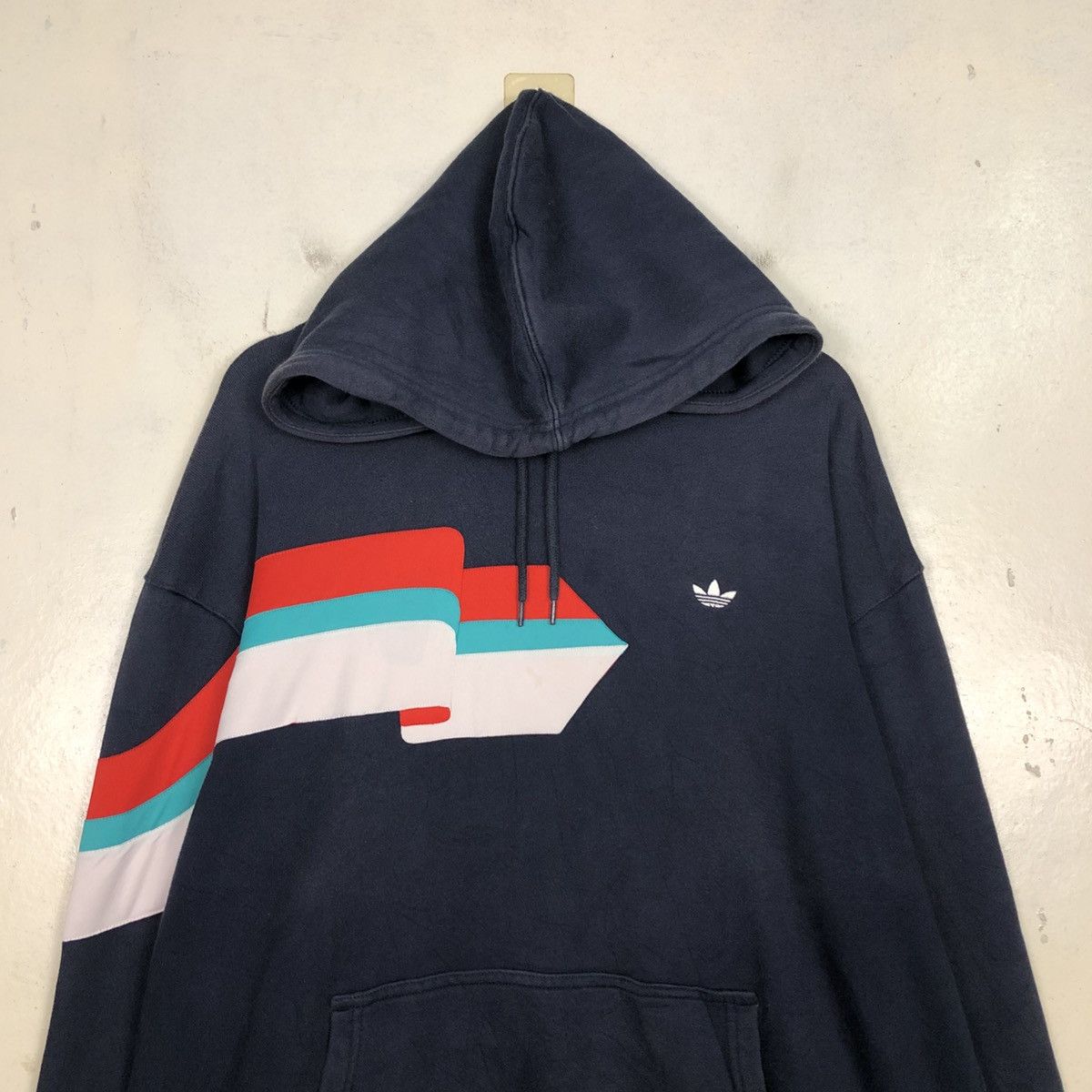 Adidas 📌Hoodie Pull Over Adidas Striped Design Size US M / EU 48-50 / 2 - 5 Thumbnail