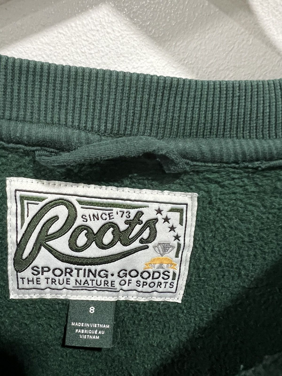 Roots Vintage Y2K Roots Sporting Goods Crenweck Sweater green xxl Size US XXL / EU 58 / 5 - 3 Thumbnail