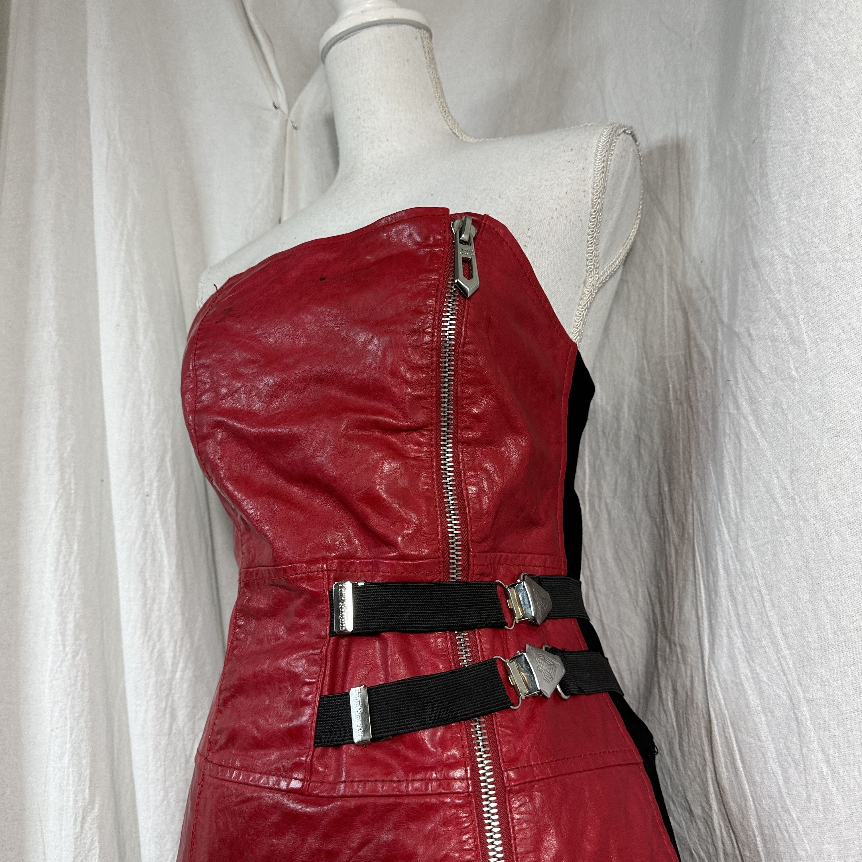 Faith Connexion Vintage Leather Dress Faith Connextion Size M / US 6-8 / IT 42-44 - 3 Thumbnail