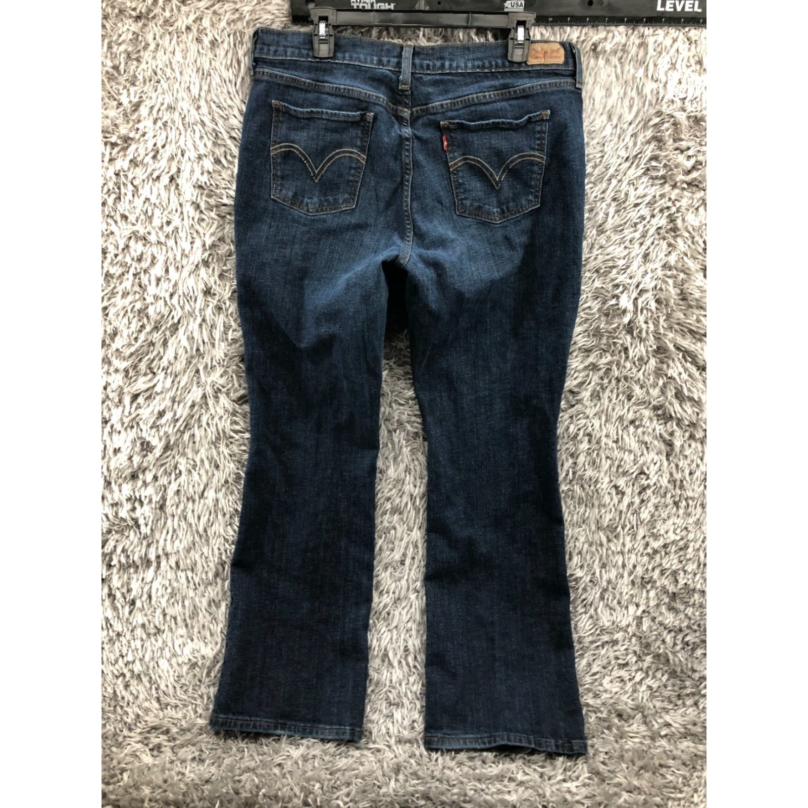 Levi's Levi's 515 Jeans Regular 16 Womens Bootcut Blue Denim 31 Inseam Medium Wash Capacity: 5-Pocket Size 38" / US 16 / IT 52 - 5 Thumbnail