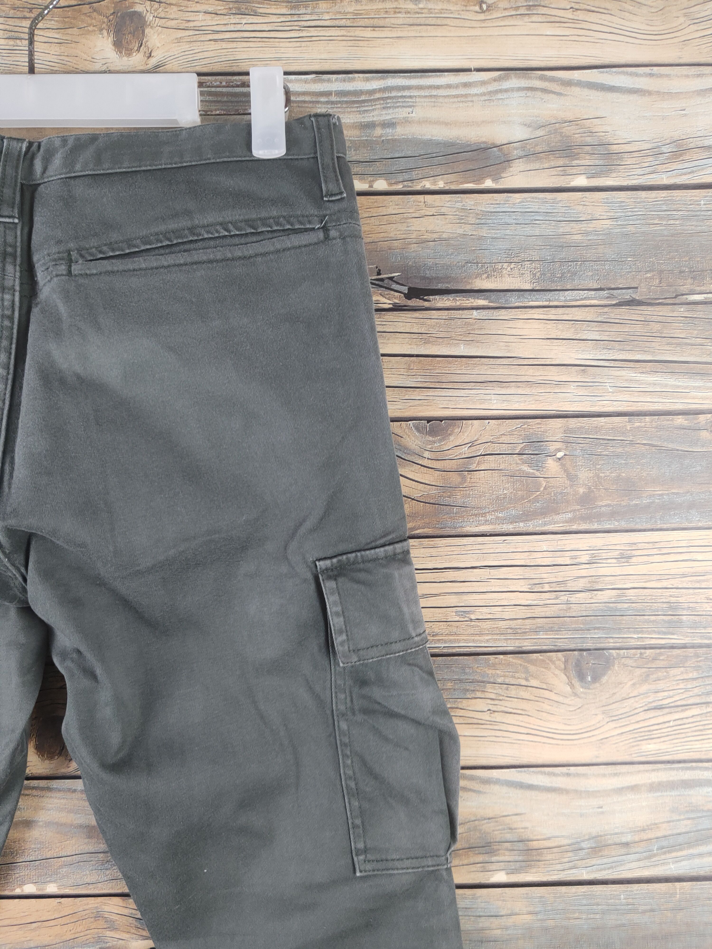 Japanese Brand DL Japanese Brand Olive Faded Multipocket Cargo Pants #1922 Size US 29 - 10 Thumbnail