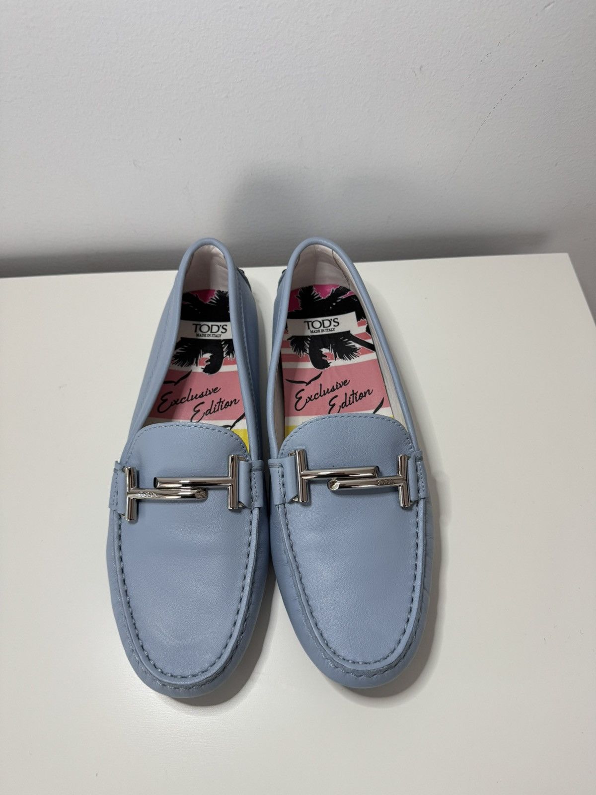 Tod's Tod’s Blue Flats Size US 6.5 / IT 36.5 - 1 Thumbnail