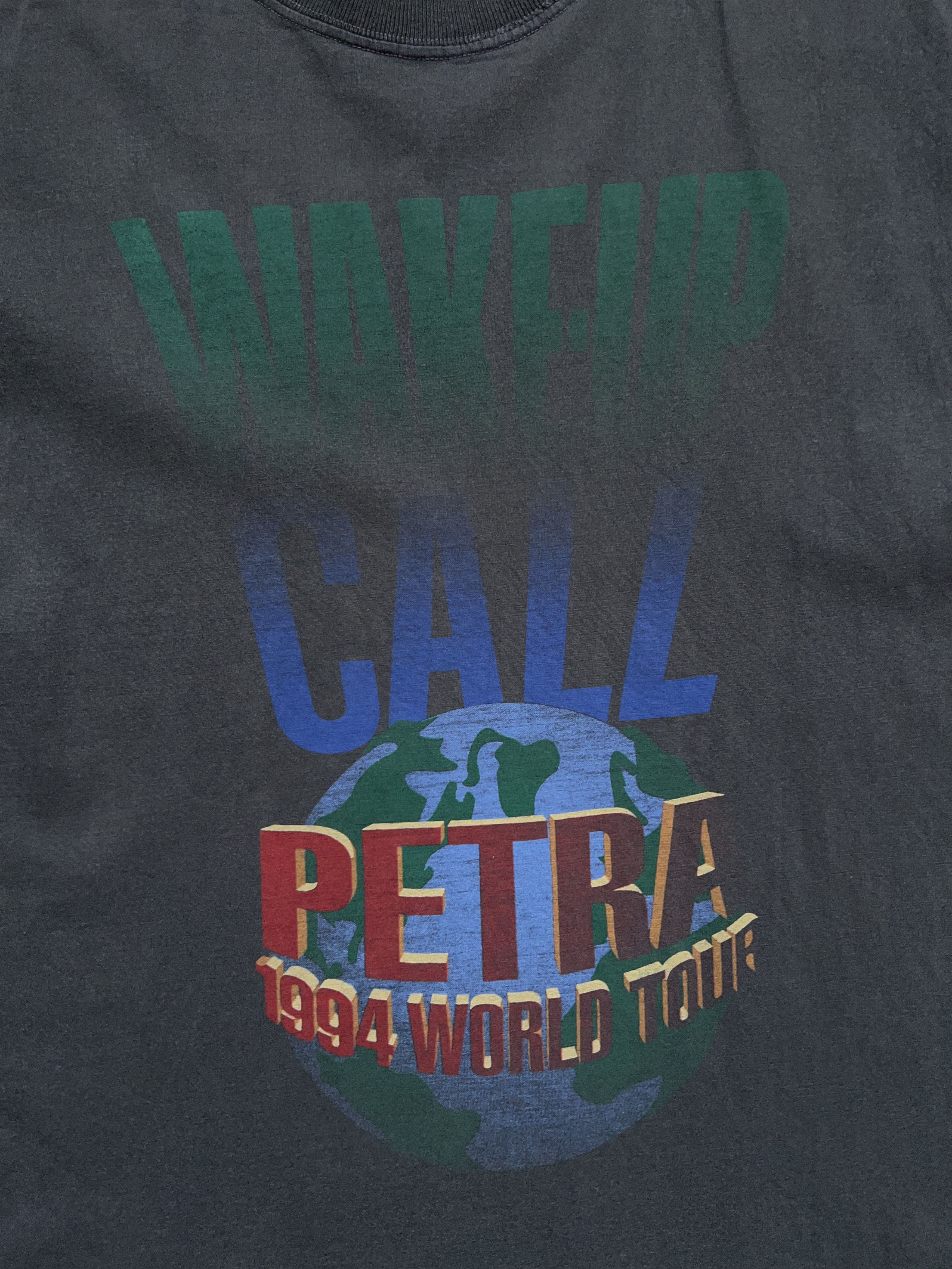 Band Tees × Vintage Petra Wake Up Call World 1994 Tour Christian T Shirt Tee Size US XL / EU 56 / 4 - 2 Thumbnail
