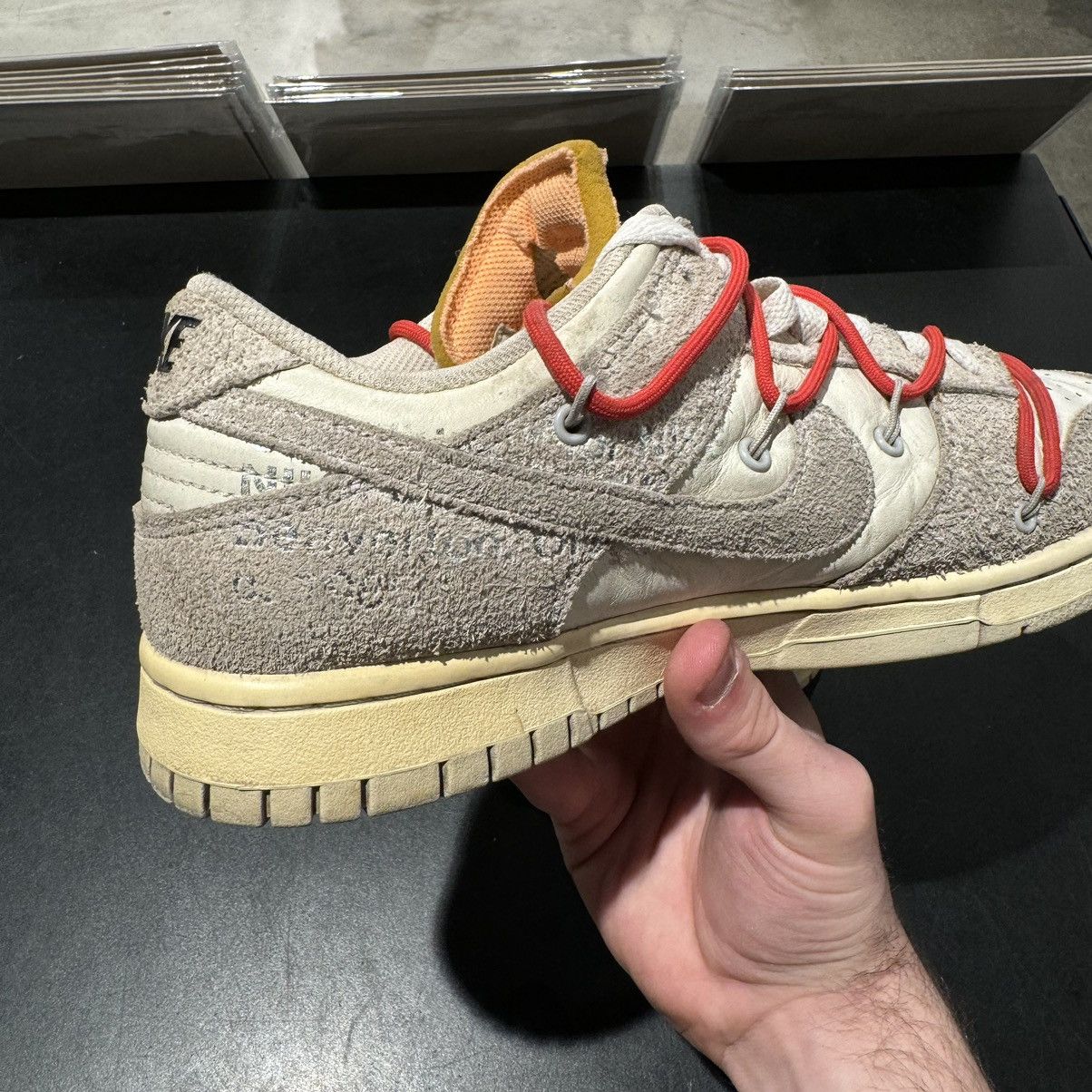 Nike × Off-White Nike Off White Dunk Low Lot 40 Size US 8.5 / EU 41-42 - 8 Thumbnail