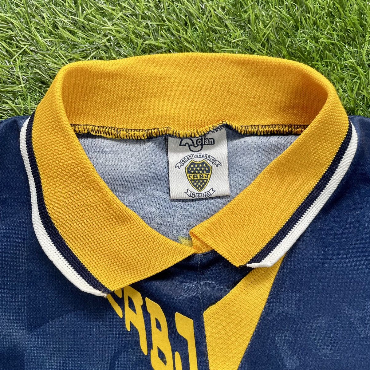 Vintage Boca Junior Home 1996 Maradona Soccer Jersey Vintage Size US L / EU 52-54 / 3 - 3 Thumbnail