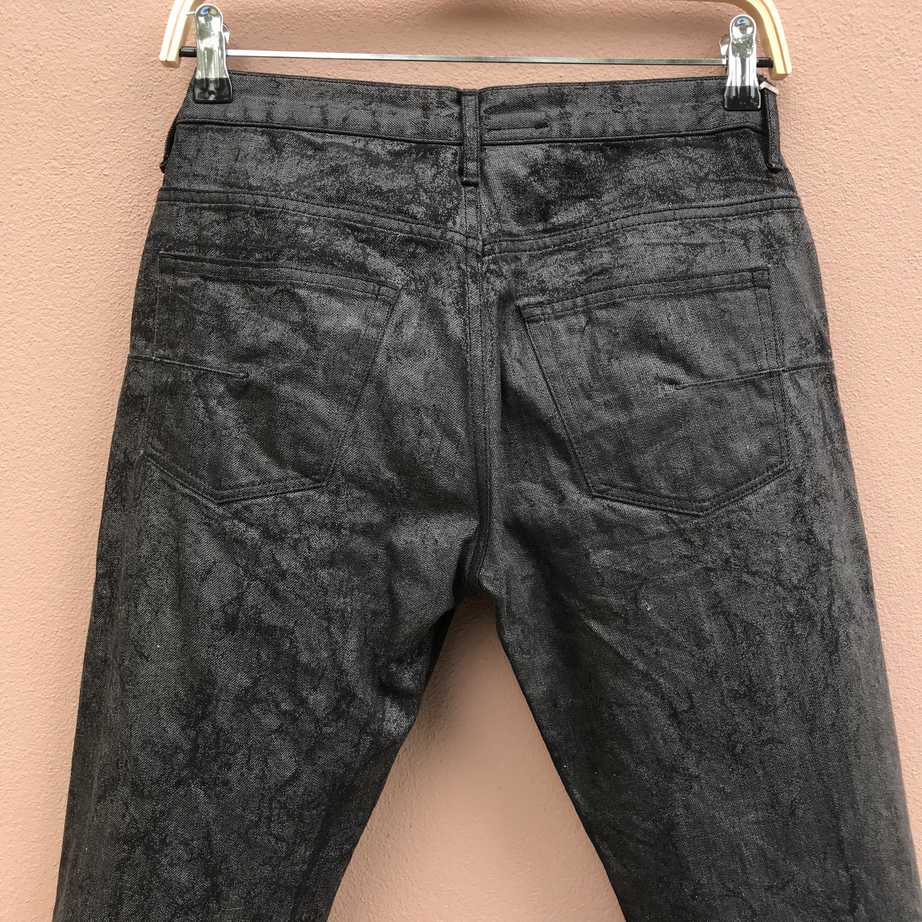 Dior Dior Hedi Slimane Black Wax Denim Jeans Pant Size US 30 / EU 46 - 5 Thumbnail