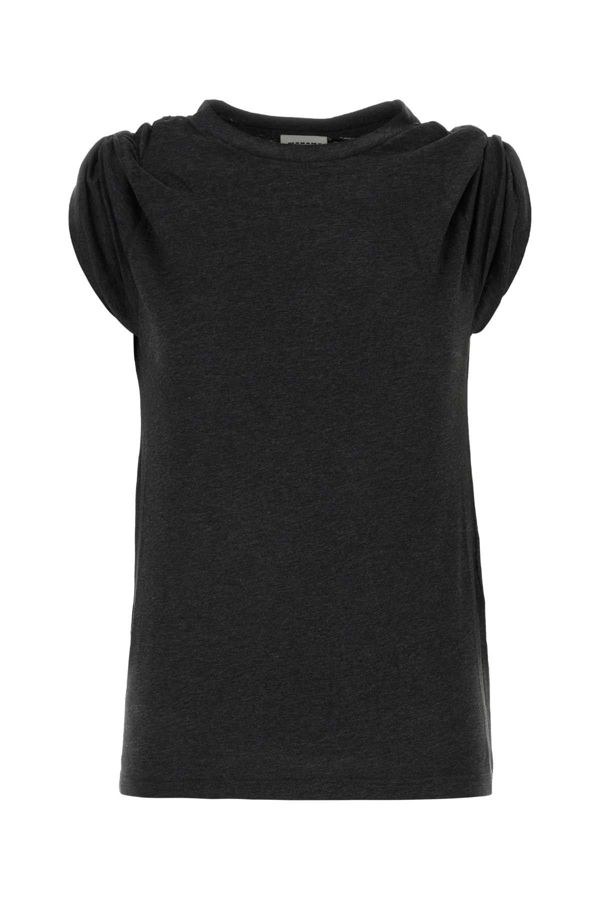 Slate Cotton Blend Zelna Tank Top