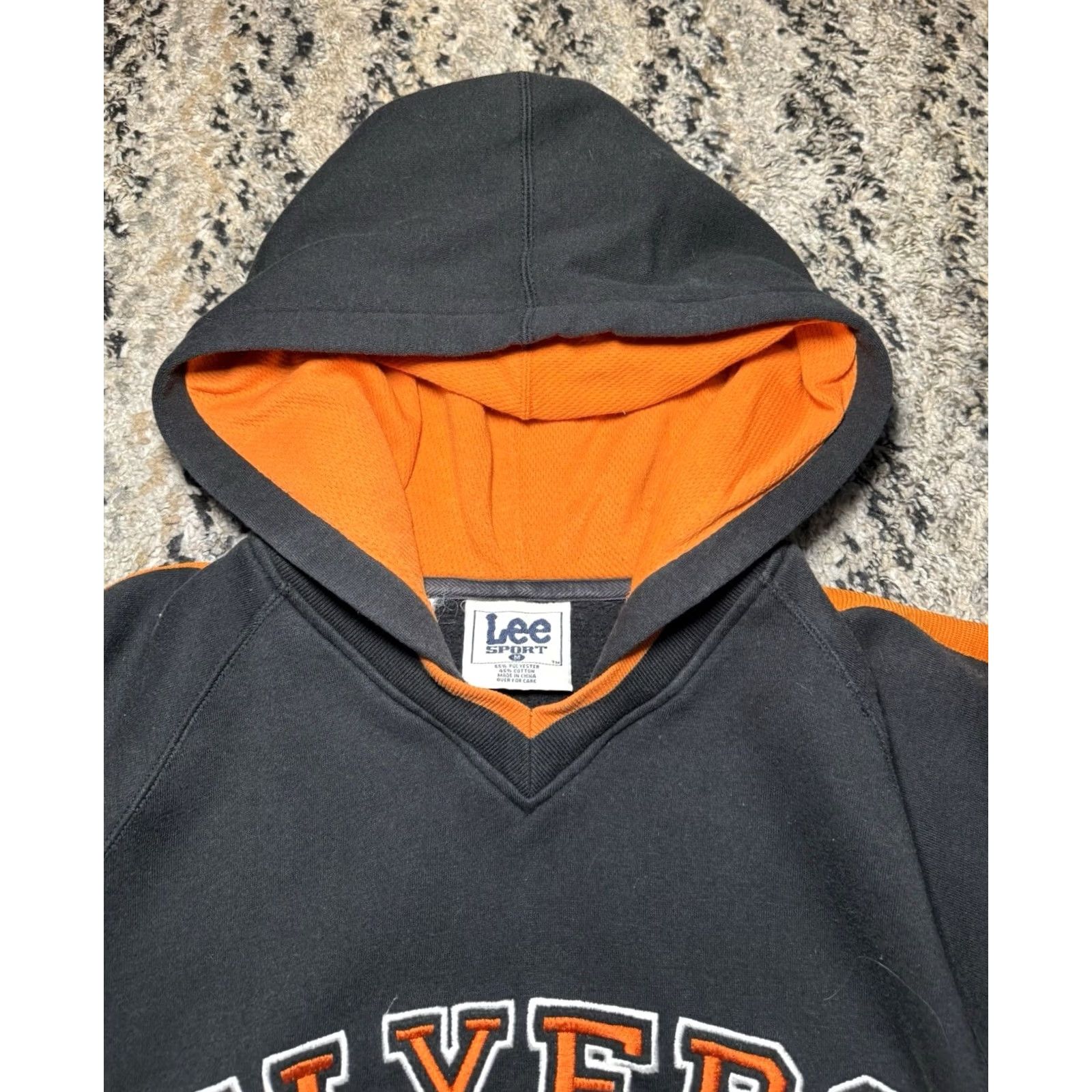 Lee VINTAGE Philadelphia Flyers Hoodie Lee Sport NHL Embroidered Hoodie Medium Black Men 90s Retro Sports Size US M / EU 48-50 / 2 - 4 Thumbnail