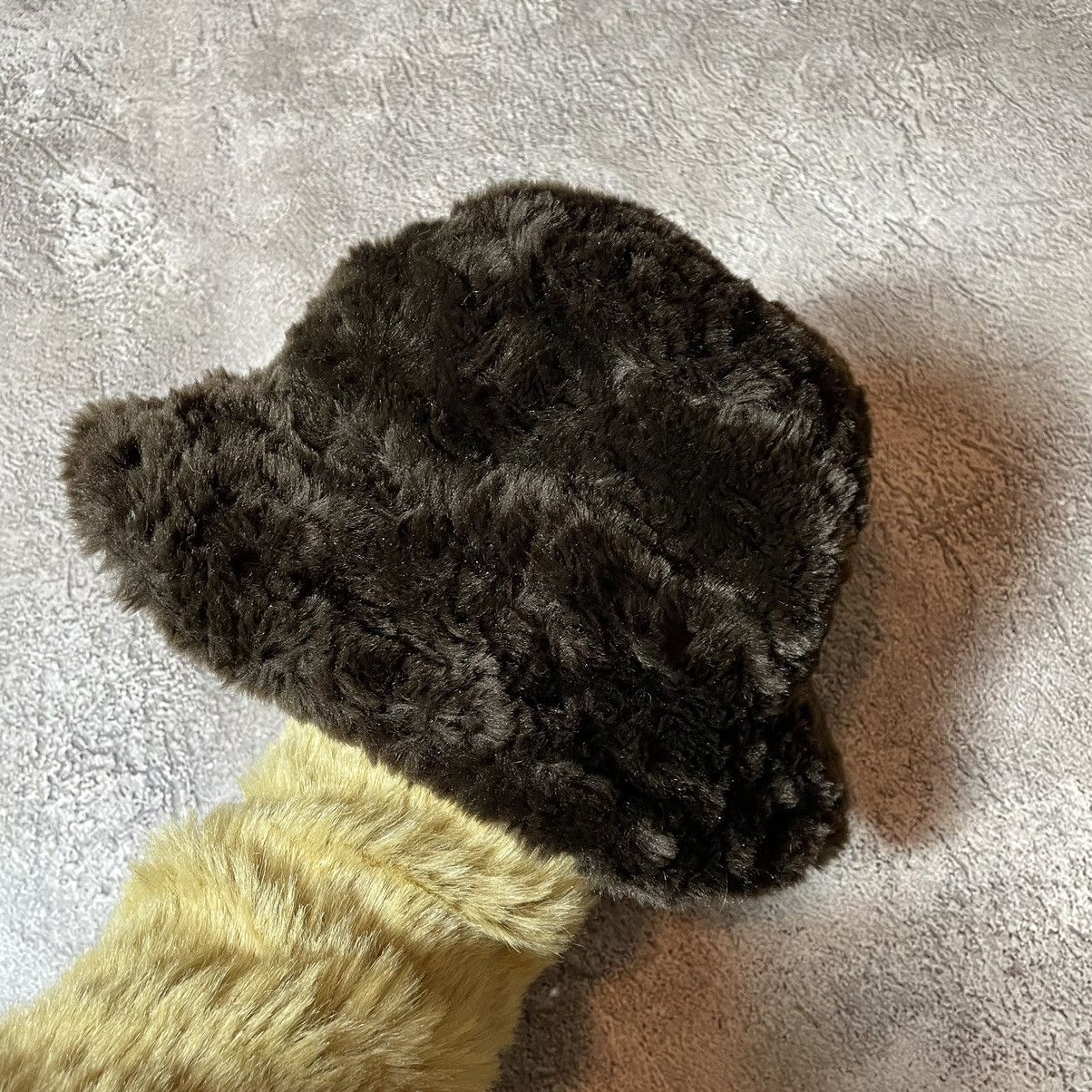 Vintage Vintage 90s Mohair Faux Fur Ushanka Beanie Grunge Black OS Size ONE SIZE - 1 Thumbnail