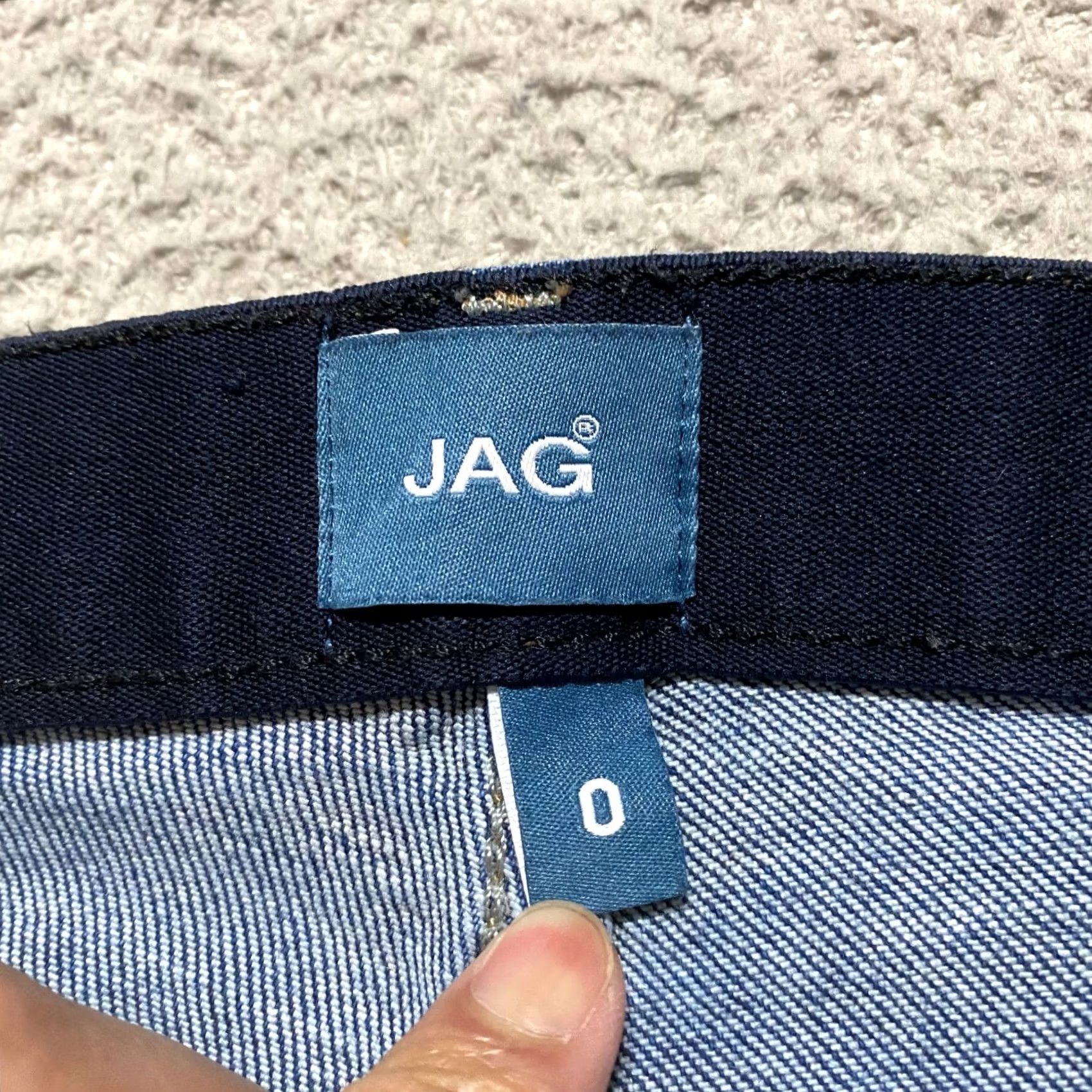 AG Jeans Jag Jeans Womens Phoebe Bootcut Crop High Rise Jeans sz 0 Blue Medium Wash Size 25" / US 0 / IT 36 - 3 Thumbnail