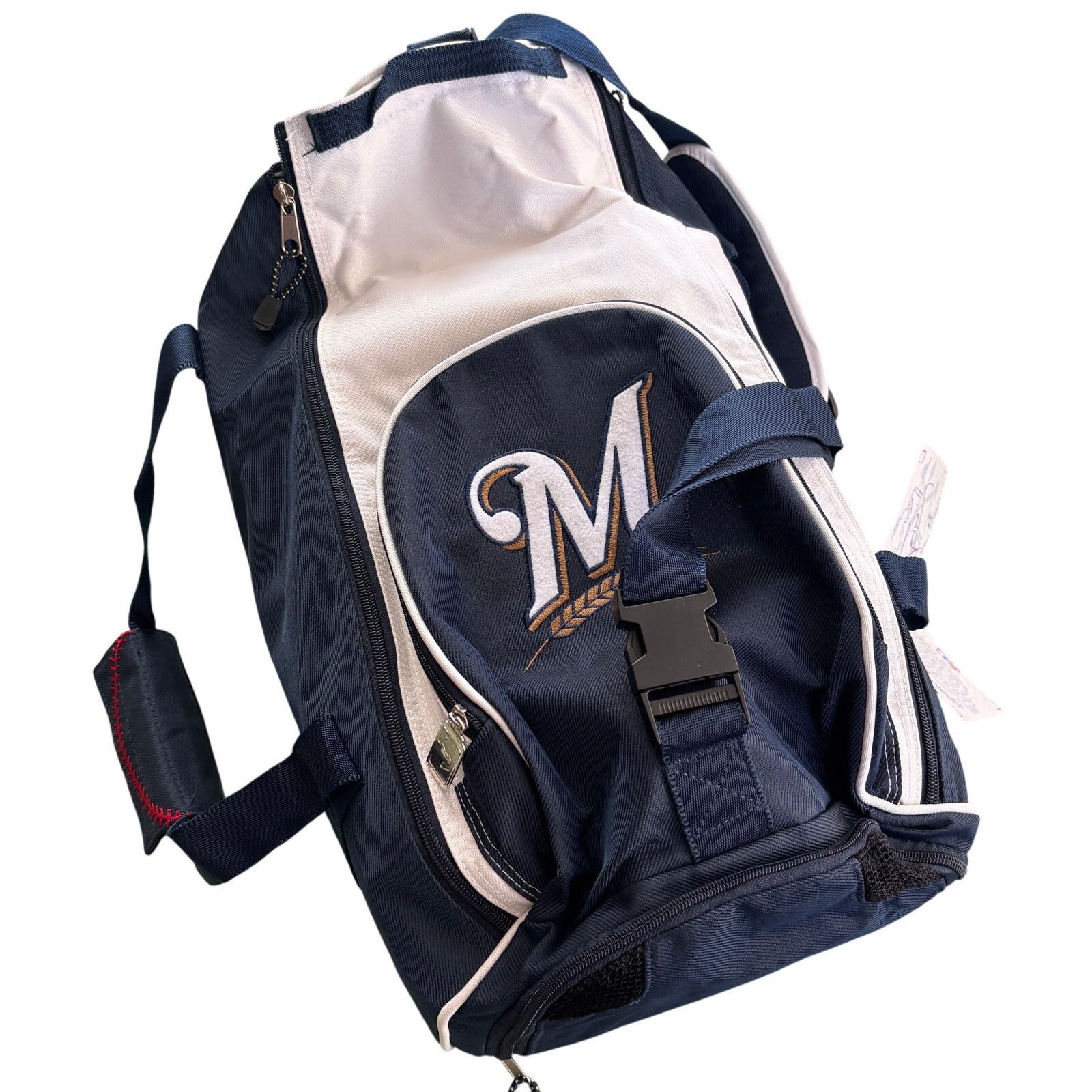 MLB × Vintage Deadstock NWT Vintage 1990s Milwaukee Brewers MLB Duffel Bag Size ONE SIZE - 1 Thumbnail