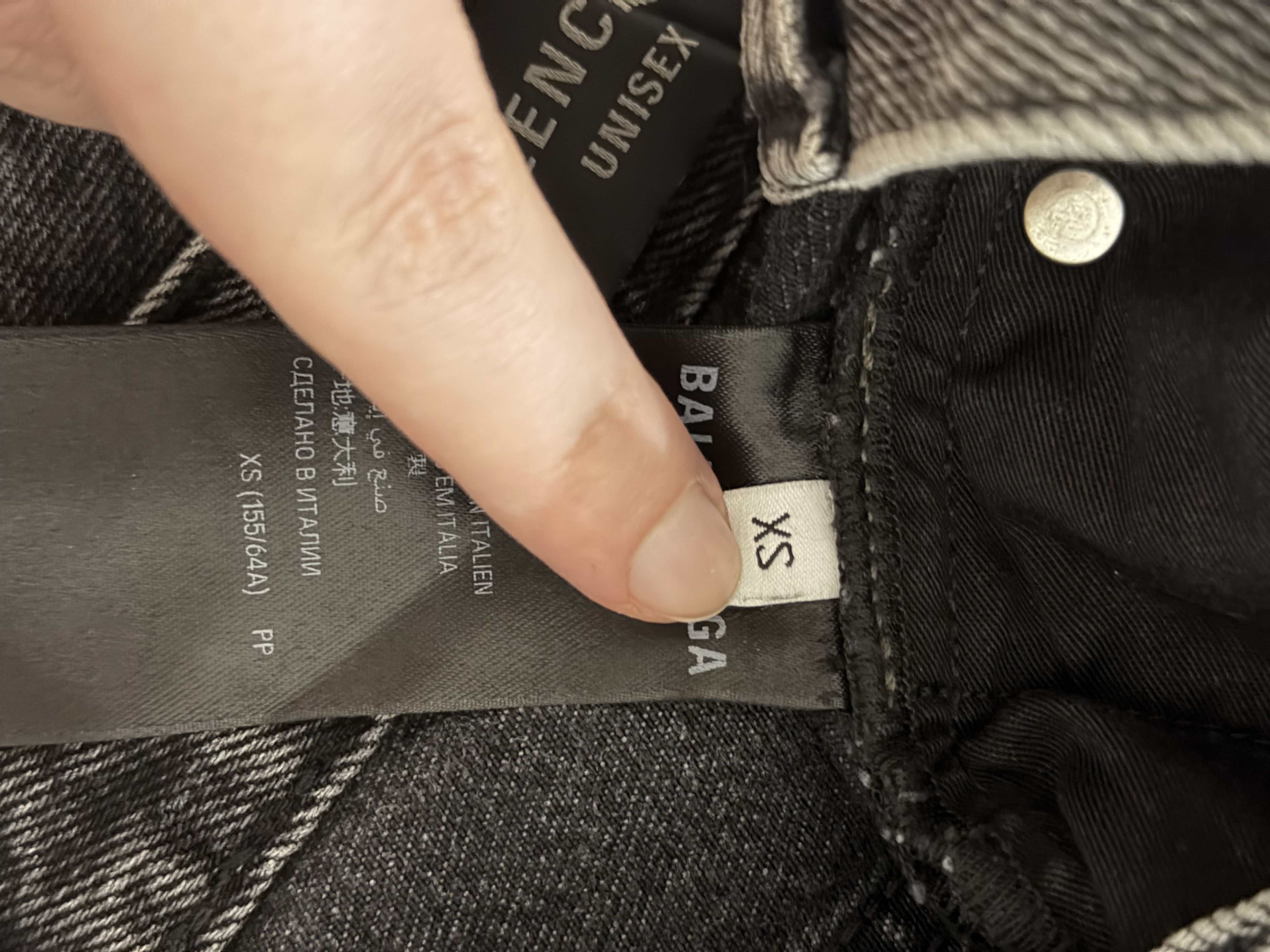 Balenciaga *Sz. XS* Balenciaga Lost Tape Flared Denim Grey Size US 30 / EU 46 - 7 Thumbnail