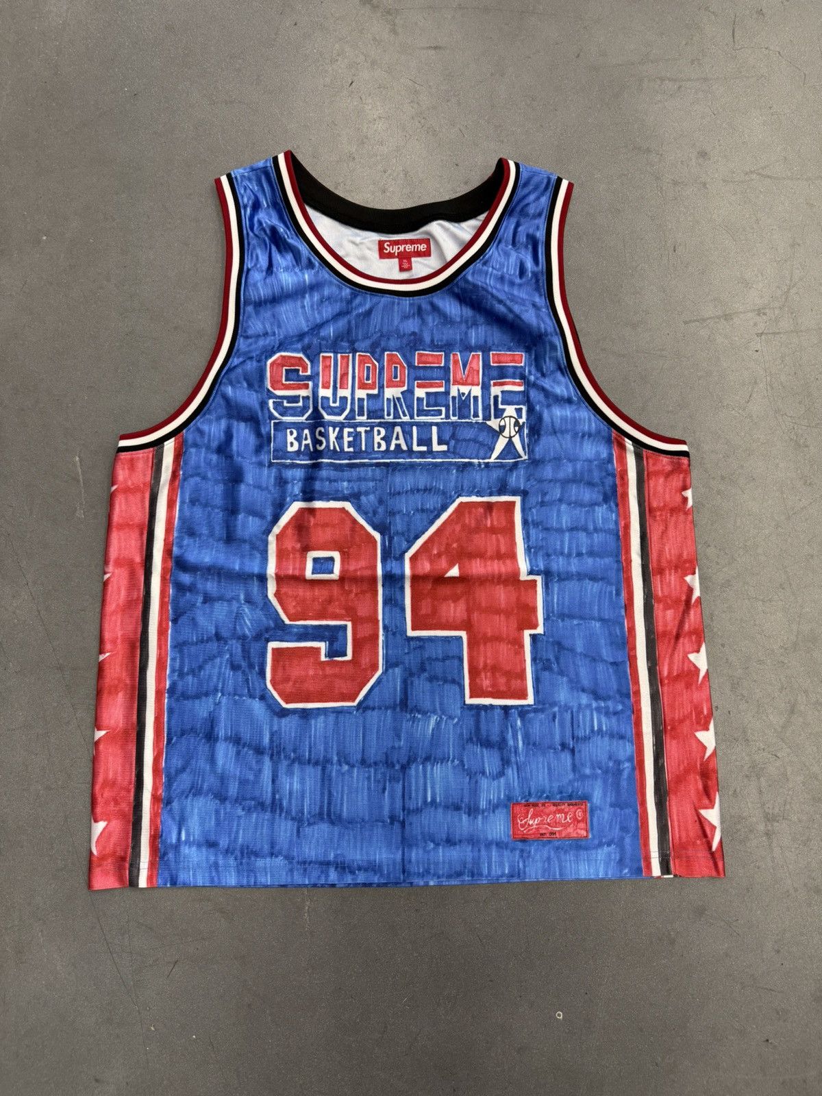 Supreme SS25 Supreme Marker Basketball Jersey Size US XL / EU 56 / 4 - 1 Thumbnail