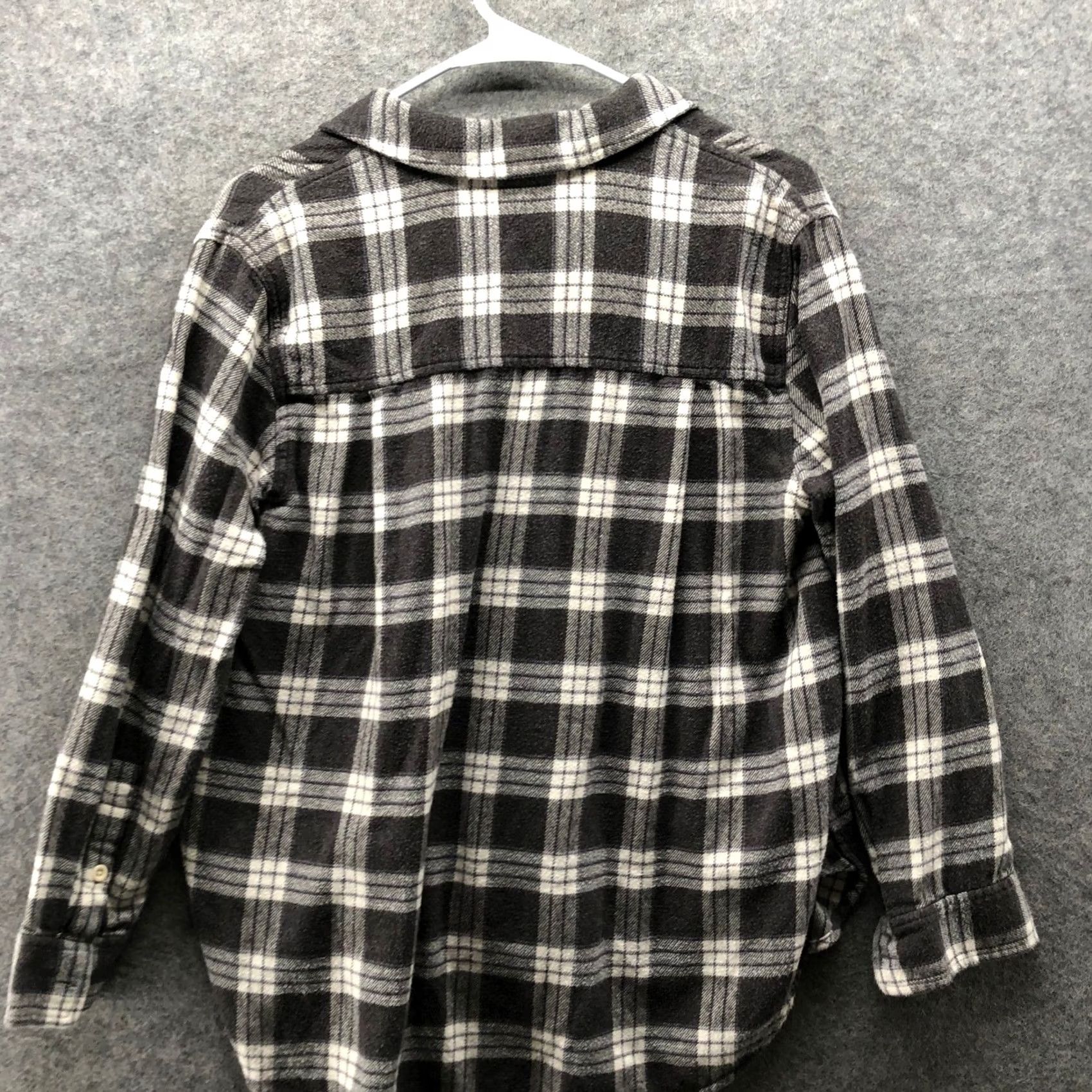 Madewell Madewell Flannel Over Shirt Womens S Brown Plaid Cotton Button Front Size S / US 4 / IT 40 - 2 Thumbnail