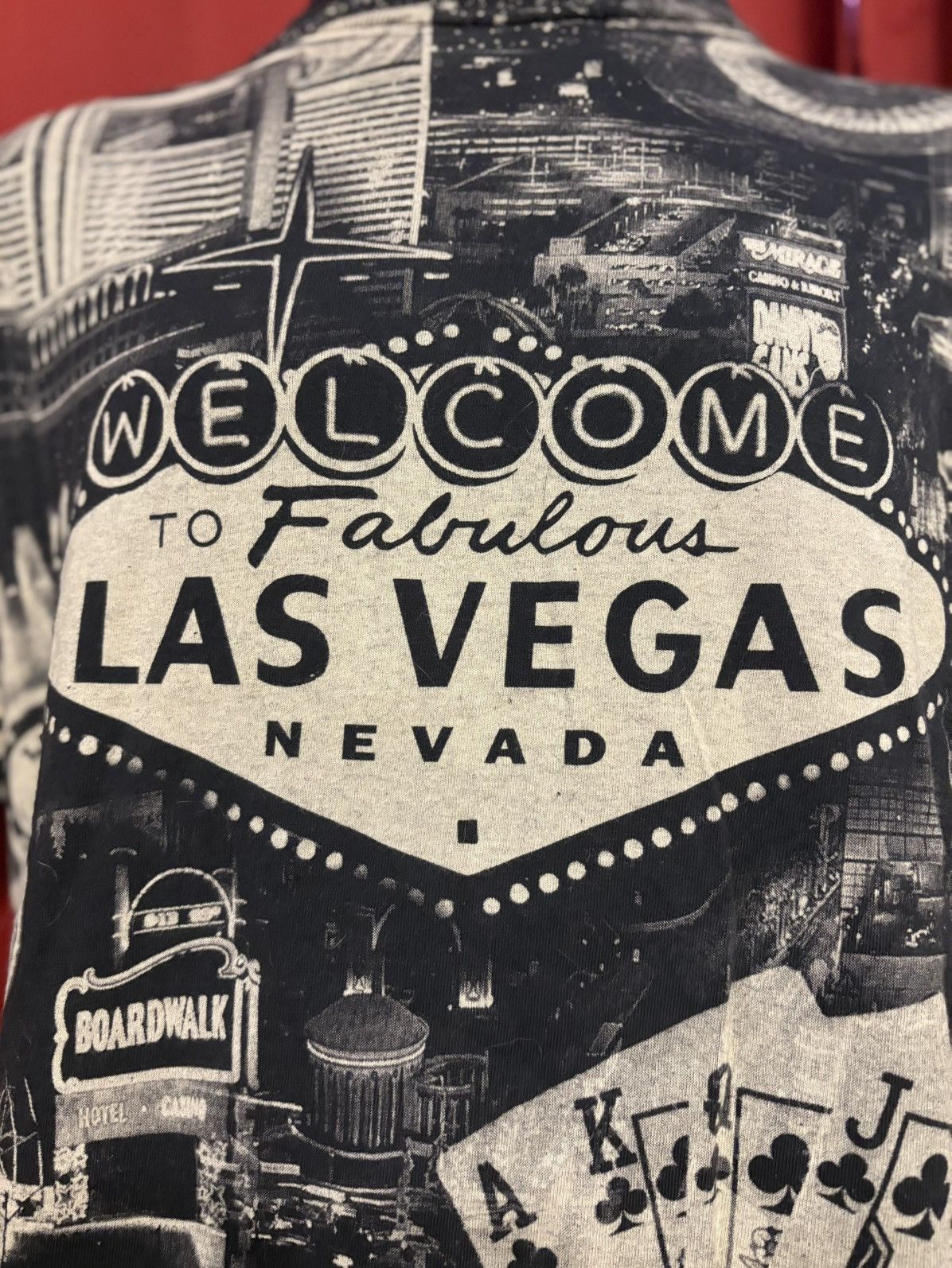 Vintage Vintage Las Vegas Strip Tshirt 90’s All Over Print Size US L / EU 52-54 / 3 - 3 Thumbnail