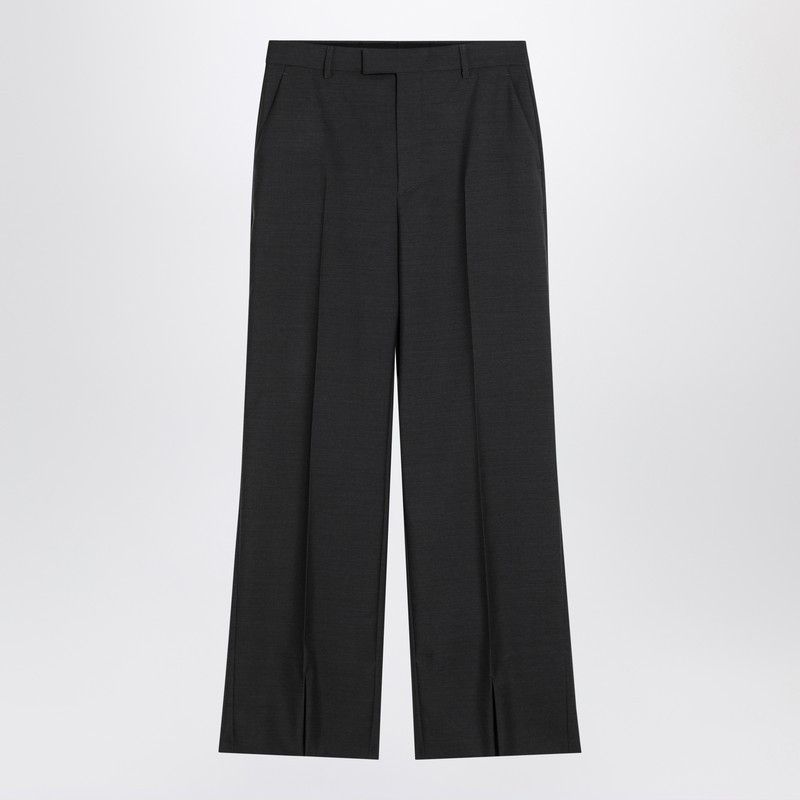 Gucci Gucci Gray Wool Trousers Size 27" / US 4 / IT 40 - 1 Thumbnail