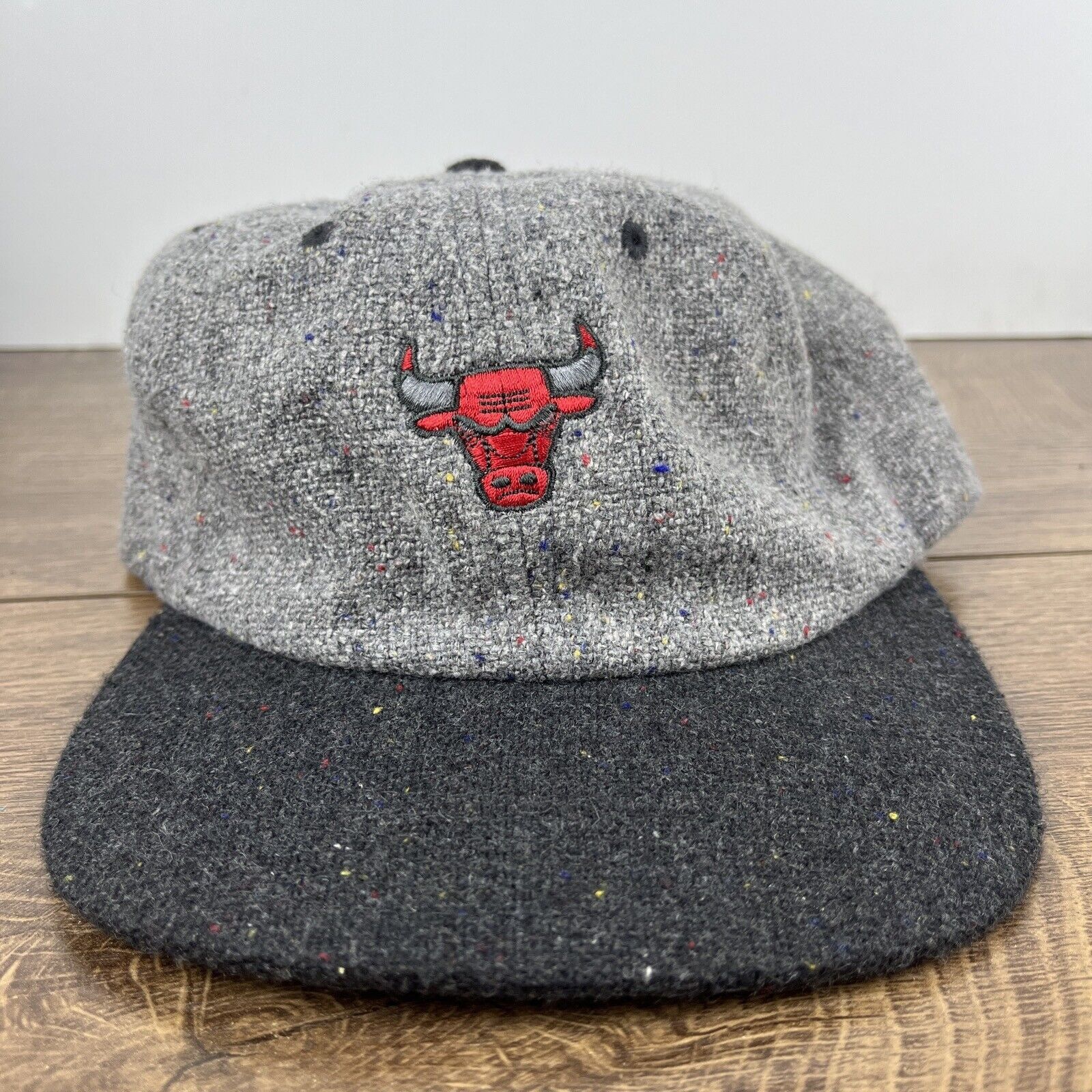 Mitchell & Ness Chicago Bulls Hat Mitchell & Ness Gray Hat Adjustable Adult Size ONE SIZE - 3 Thumbnail