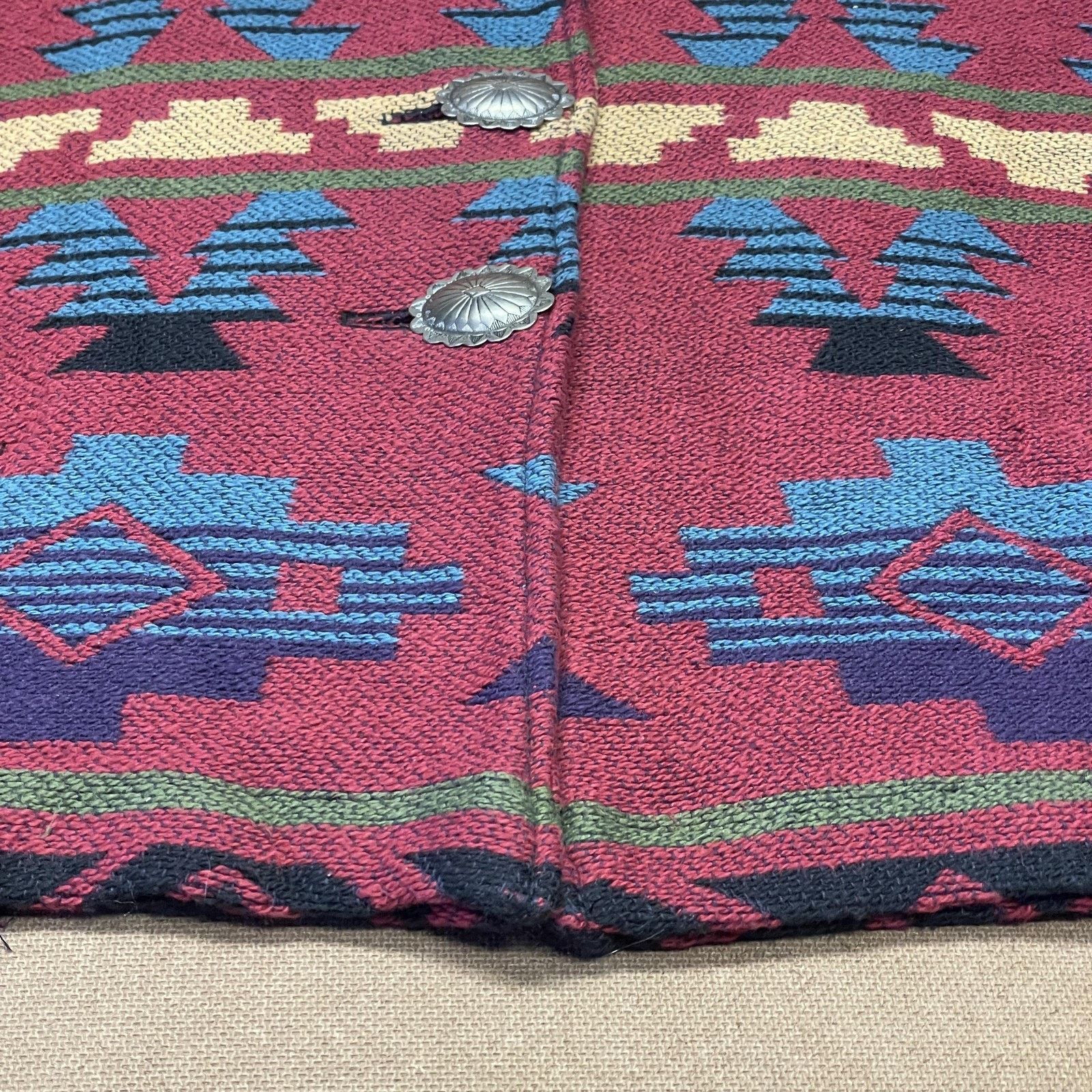 Other Vintage Silverado Jacket Womens Medium Southwest Aztec Shawl Size M / US 6-8 / IT 42-44 - 6 Thumbnail