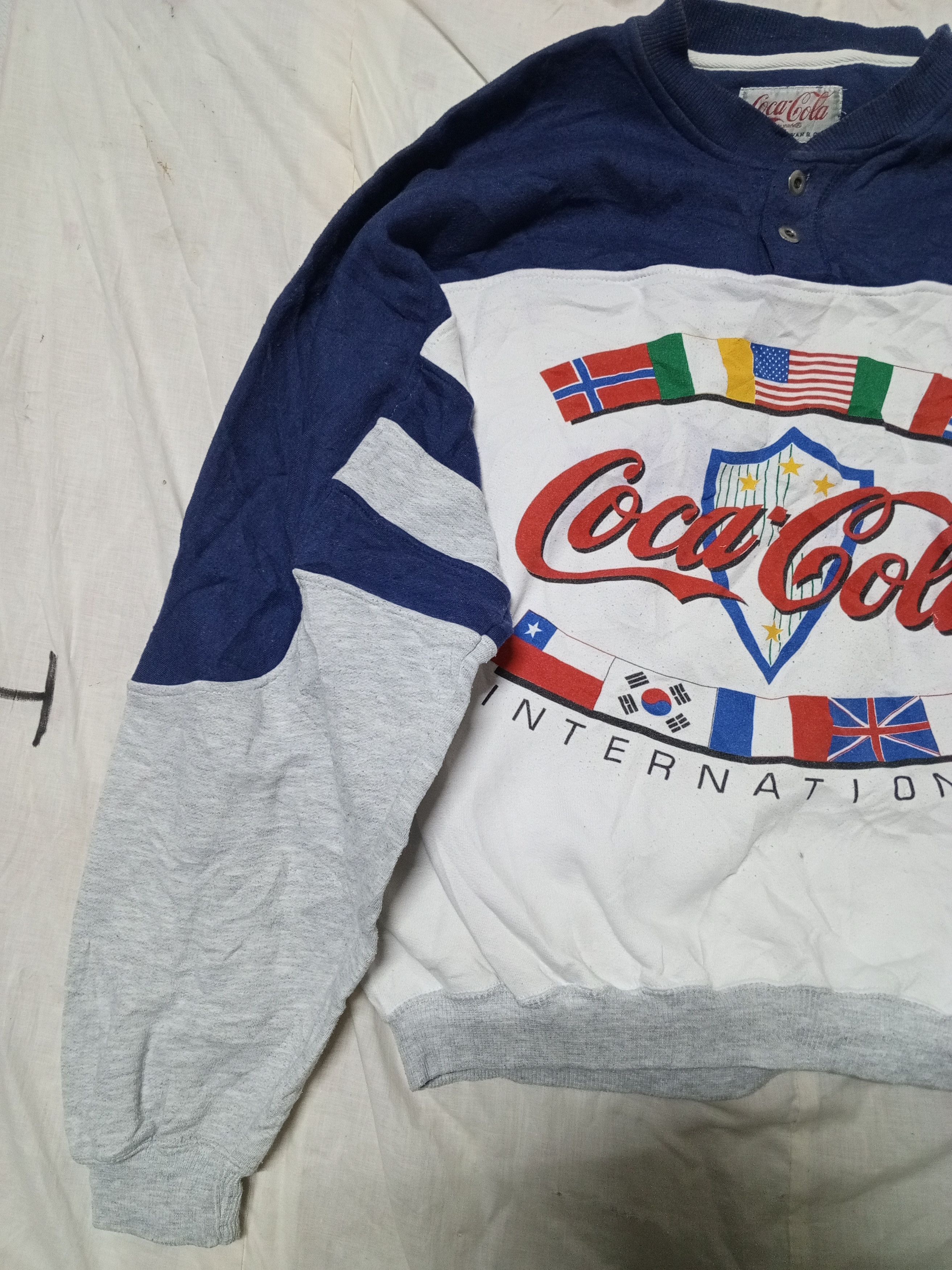 Coca Cola Coca-Cola vintage sweatshirt Size US L / EU 52-54 / 3 - 3 Thumbnail