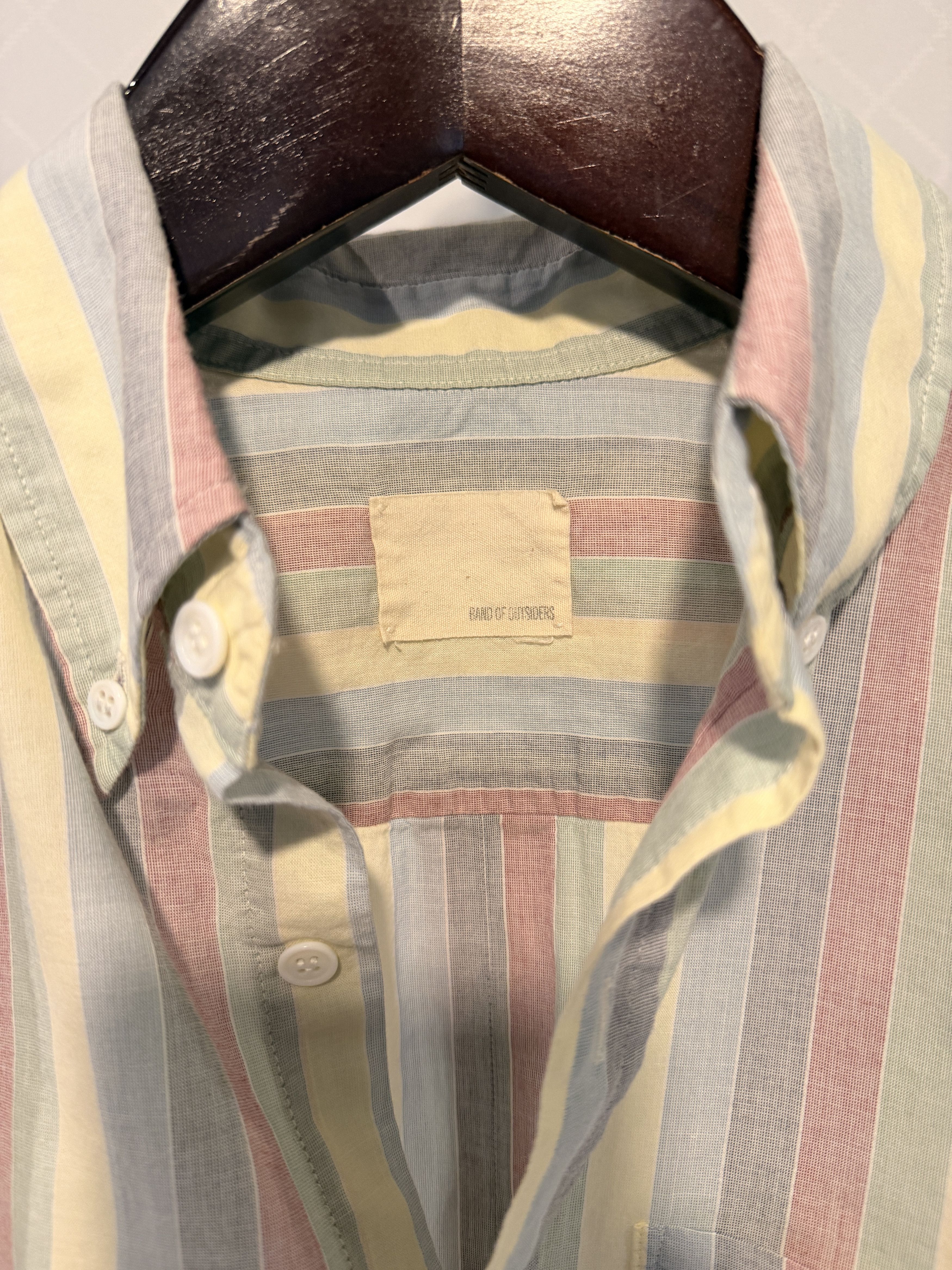 Band Of Outsiders Band of Outsiders Colorful Stripe Button Up Size US S / EU 44-46 / 1 - 2 Thumbnail