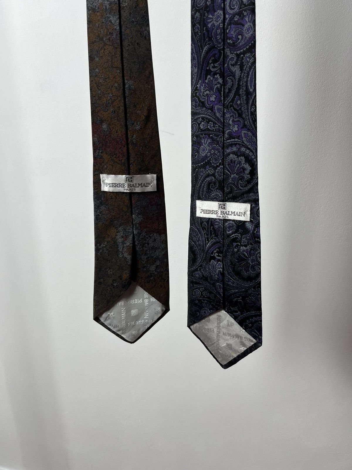 Pierre Balmain x2 Pierre Balmain Paris Silk Tie Size ONE SIZE - 7 Thumbnail