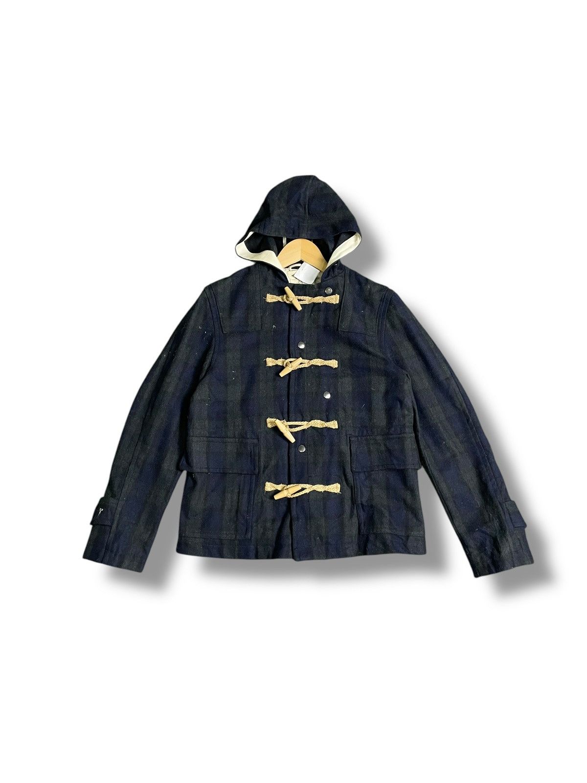Japanese Brand × Vintage Coen Worker’s Union x Men’s Wool Coat (30) Size US S / EU 44-46 / 1 - 1 Thumbnail