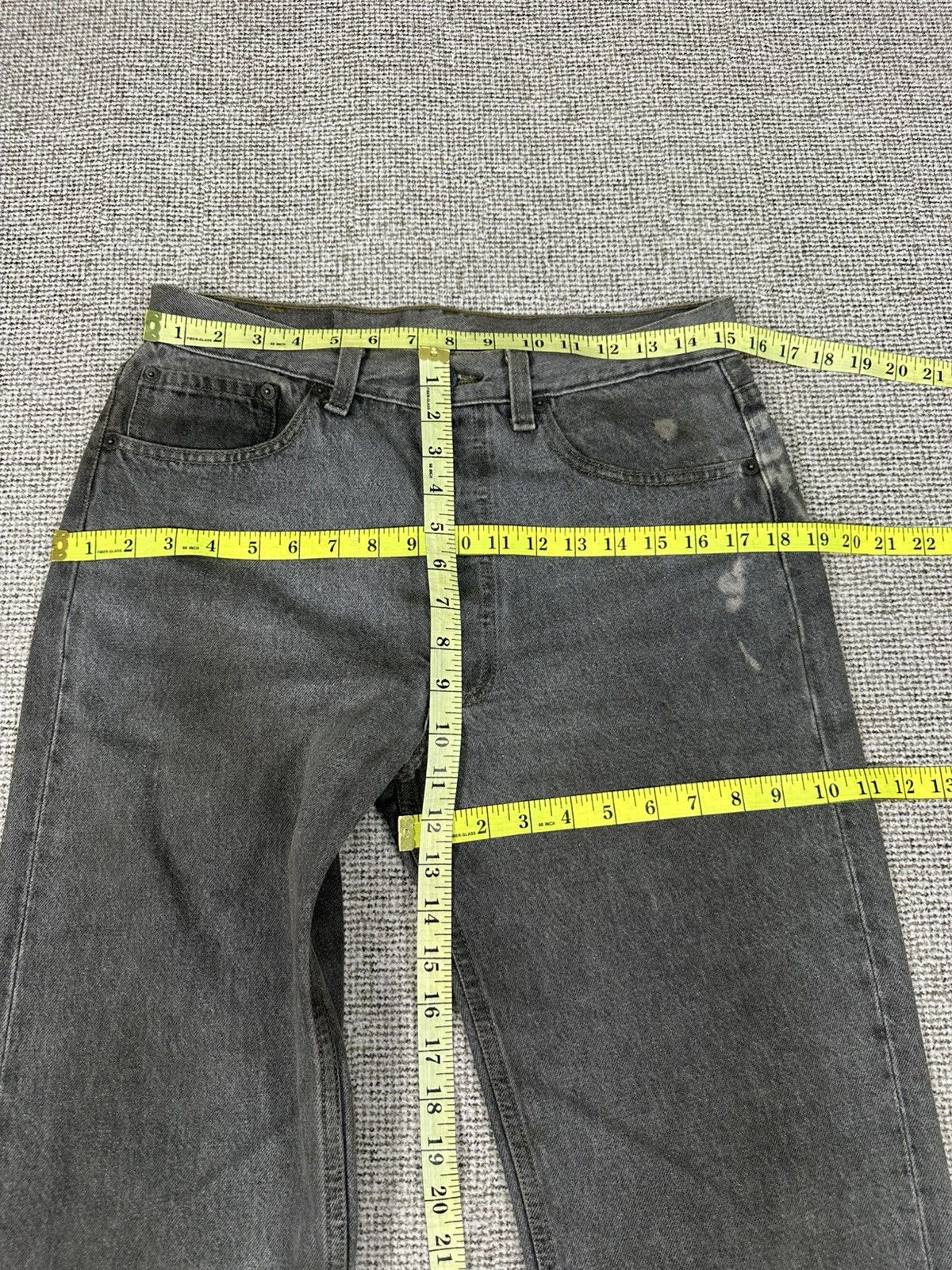 Levi's 90s Levis 501 Usa Grey Bleach Effect W30 D760 Size US 30 / EU 46 - 10 Thumbnail