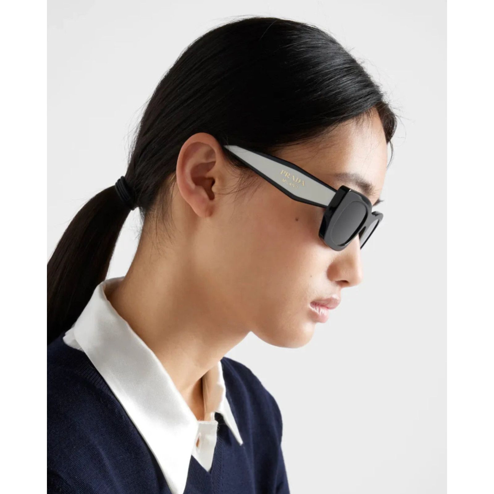 Prada Prada PR 06YSF 06V5S0 Rectangle Sunglasses | Grailed display picture 1