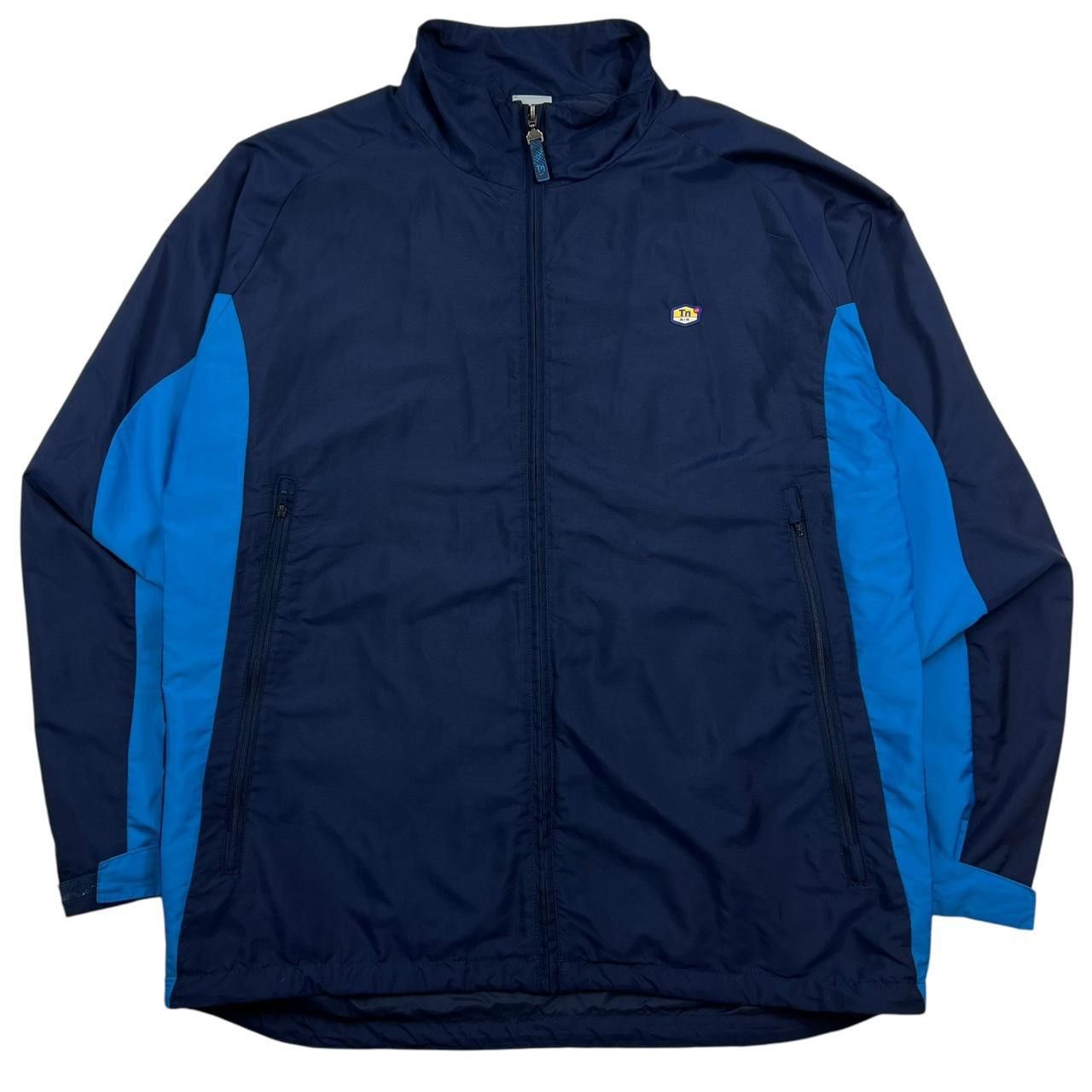 Nike Vintage 2000s Nike TN TN7 Track Jacket Navy & Blue - Large Size US L / EU 52-54 / 3 - 1 Thumbnail