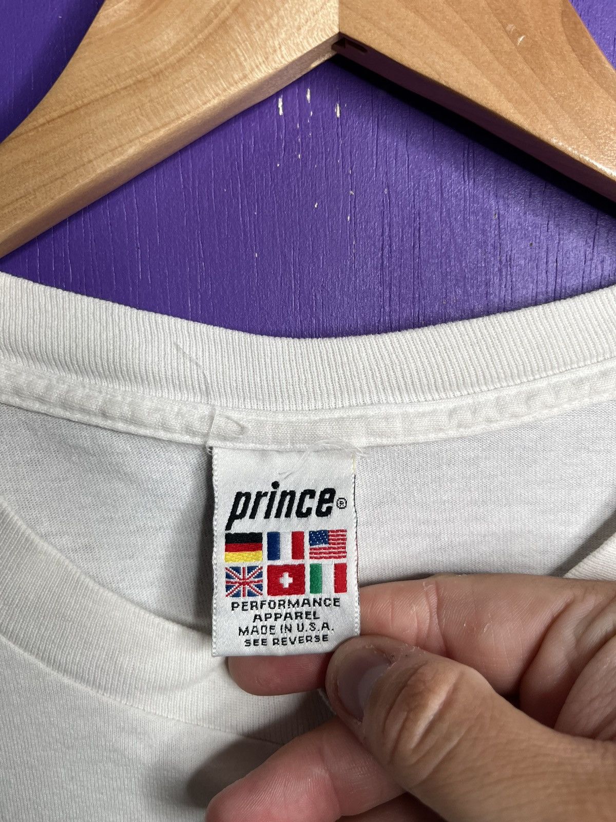 Prince Vintage 90s logo t-shirt Size US XL / EU 56 / 4 - 4 Thumbnail