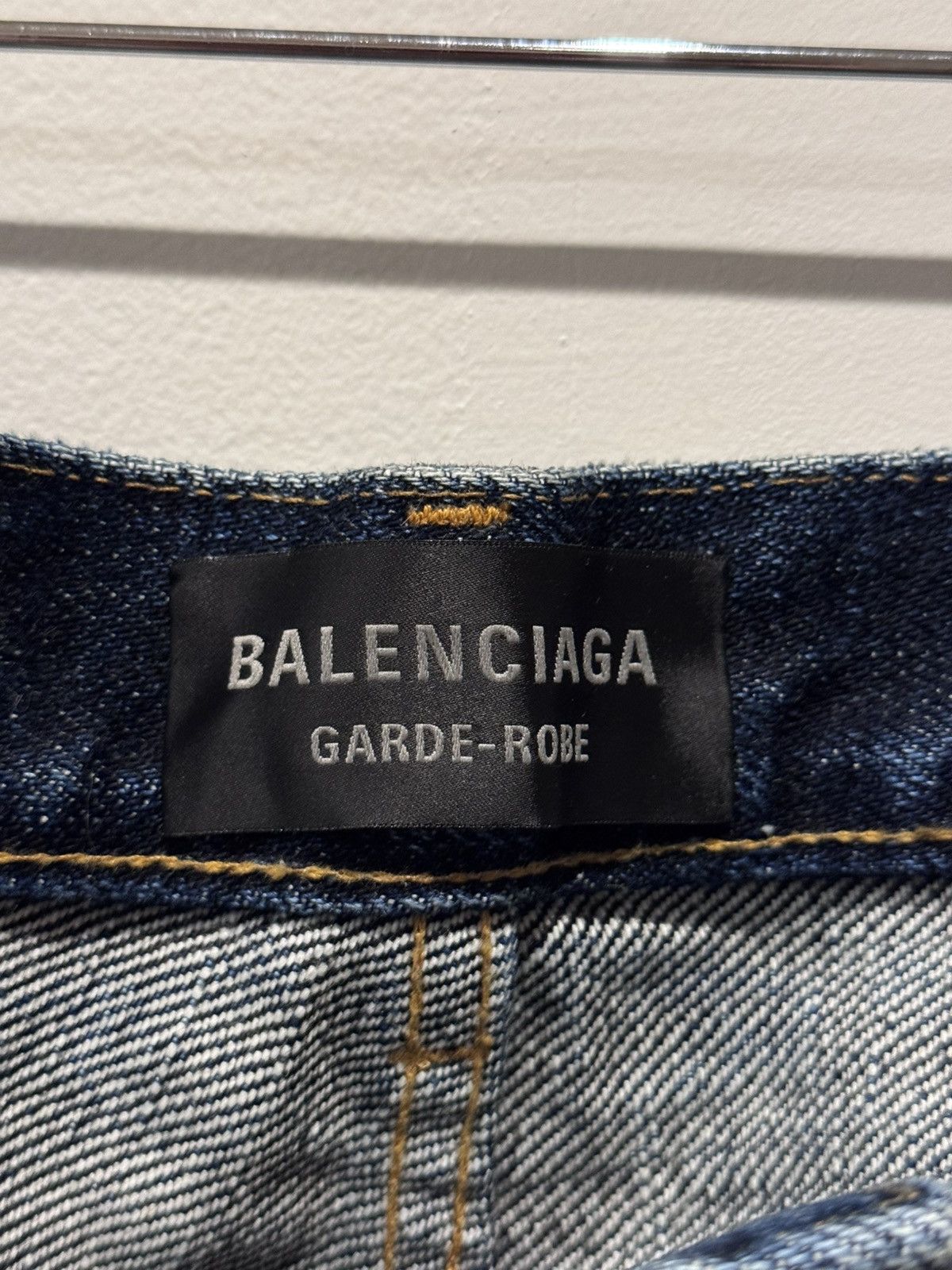 Balenciaga Balenciaga garde-robe heavy denim pants Size US 30 / EU 46 - 2 Thumbnail