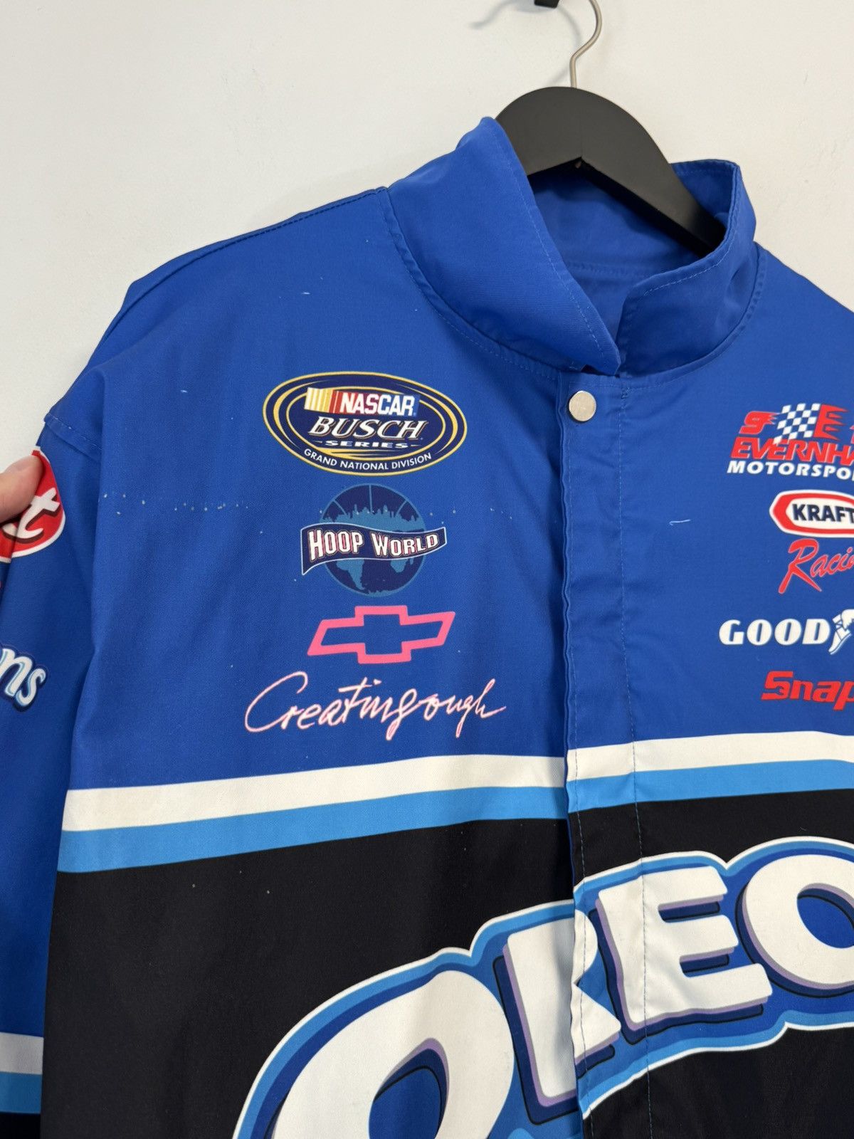 NASCAR Vintage NASCAR OREO Racing Jacket Blue Black Embroidered Size US M / EU 48-50 / 2 - 7 Thumbnail