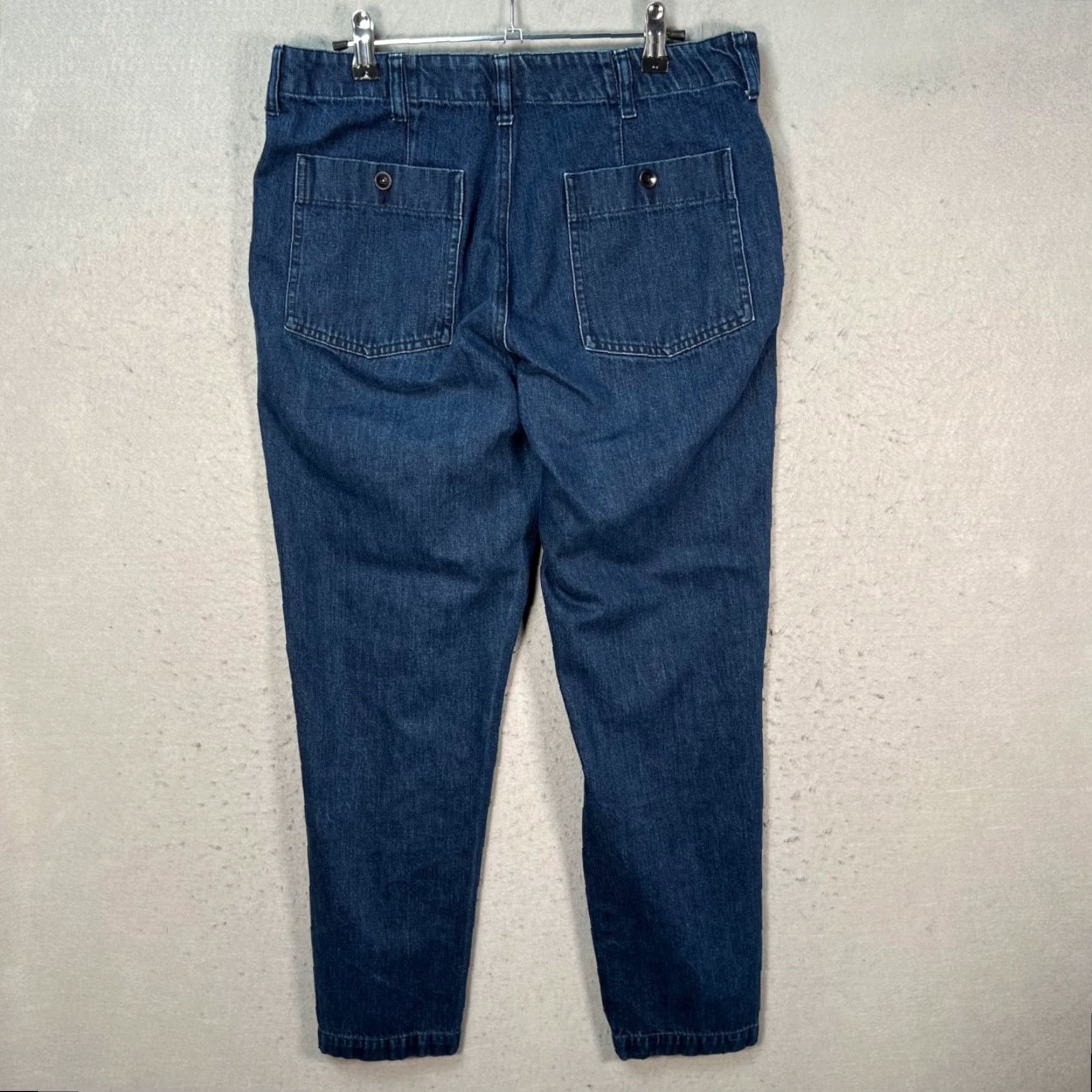 Barena VINTAGE Barena Jeans Mens Size 44 Blue Denim Cotton Tapered Leg Pants Size US 44 / EU 60 - 2 Thumbnail