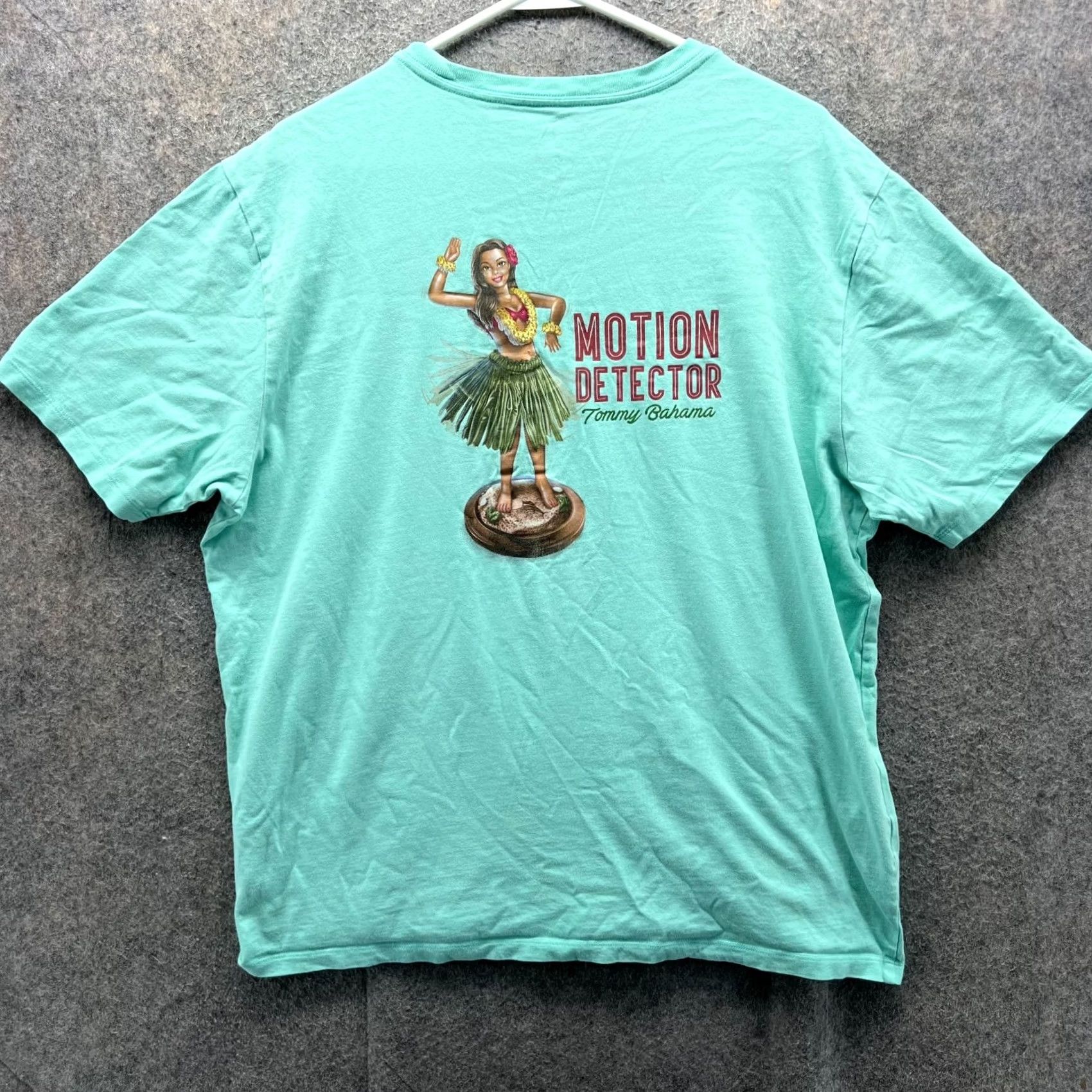 Tommy Bahama Tommy Bahama Shirt Mens Large Blue Crewneck Motion Detector Aloha Spell Out Shirt Size US L / EU 52-54 / 3 - 2 Thumbnail