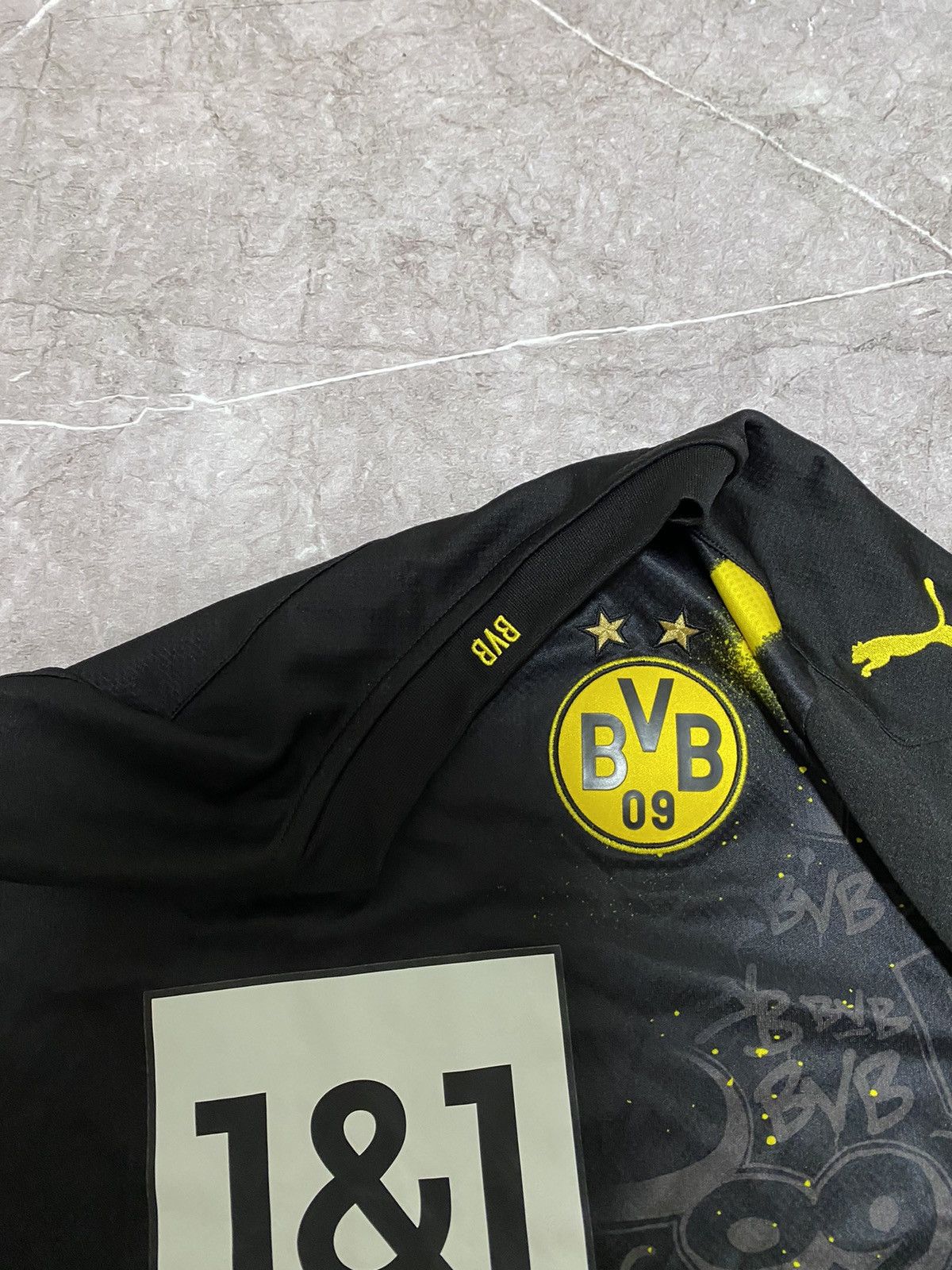 Puma × Vintage Puma 2020/21 Borussia Dortmund BVB Away Football Black Shirt Size US S / EU 44-46 / 1 - 13 Thumbnail
