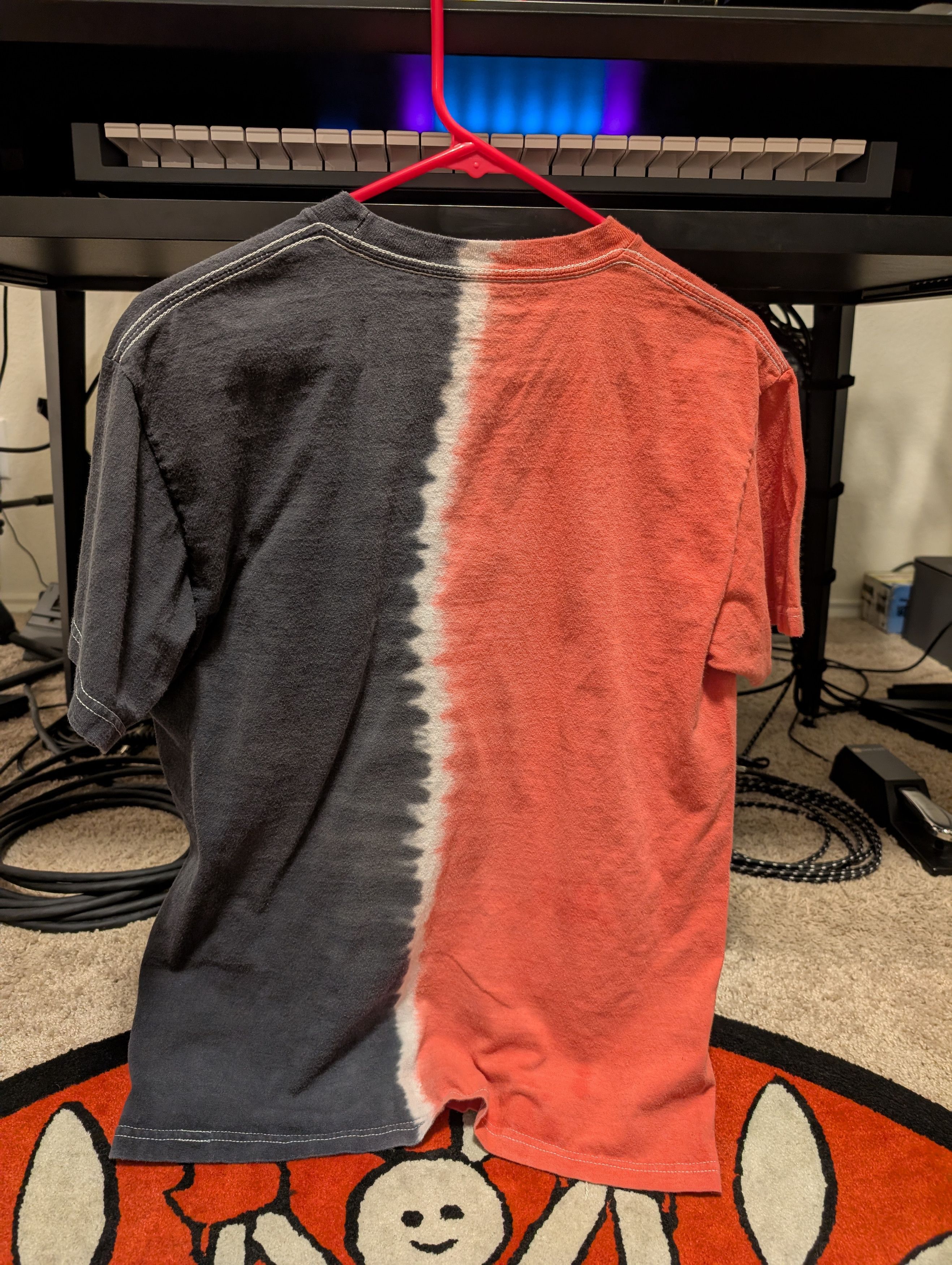 Half Evil Half Evil 333 Red/Black Split Dye Shirt Size US M / EU 48-50 / 2 - 6 Thumbnail