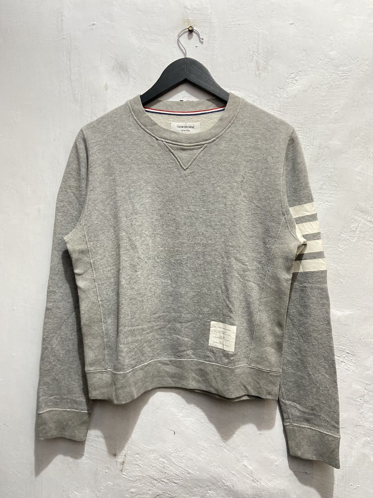Thom Browne Thom Browne Classic 4 - Bar Sweatshirt Size US S / EU 44-46 / 1 - 2 Thumbnail
