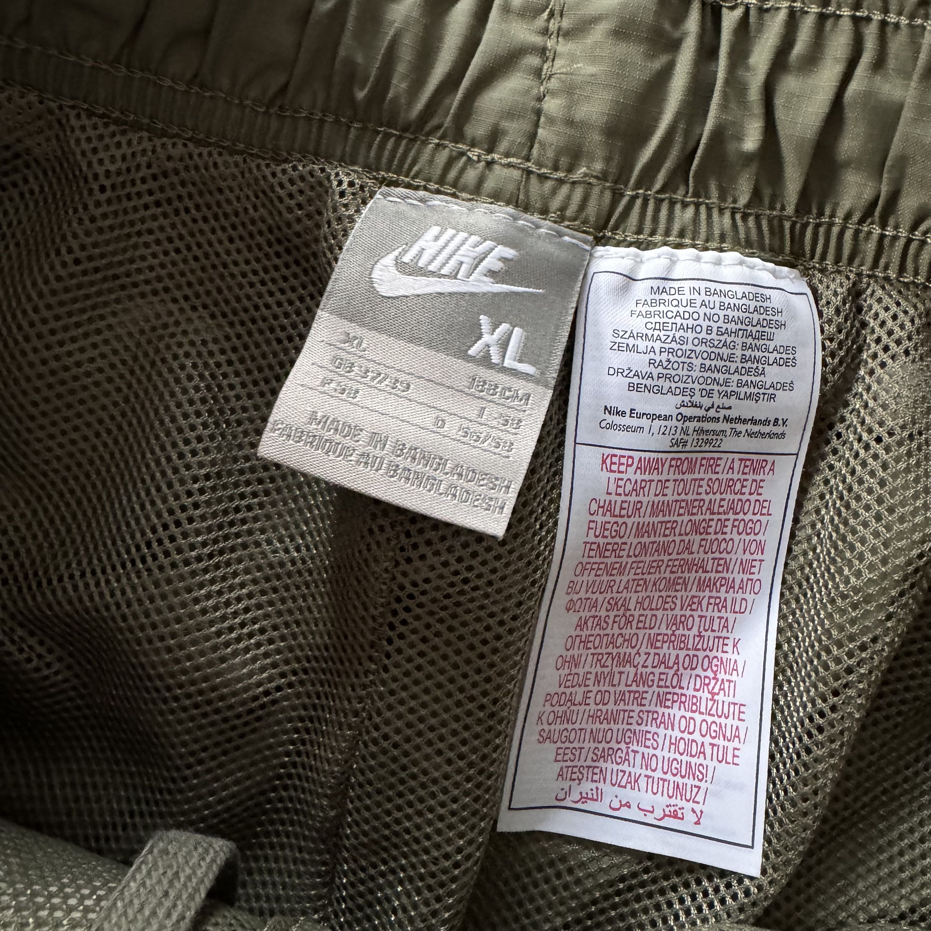 Nike NIKE TRACK VINTAGE PANT LIMITED EDITION Y2K GORPCORE KHAKI Size US 36 / EU 52 - 4 Thumbnail
