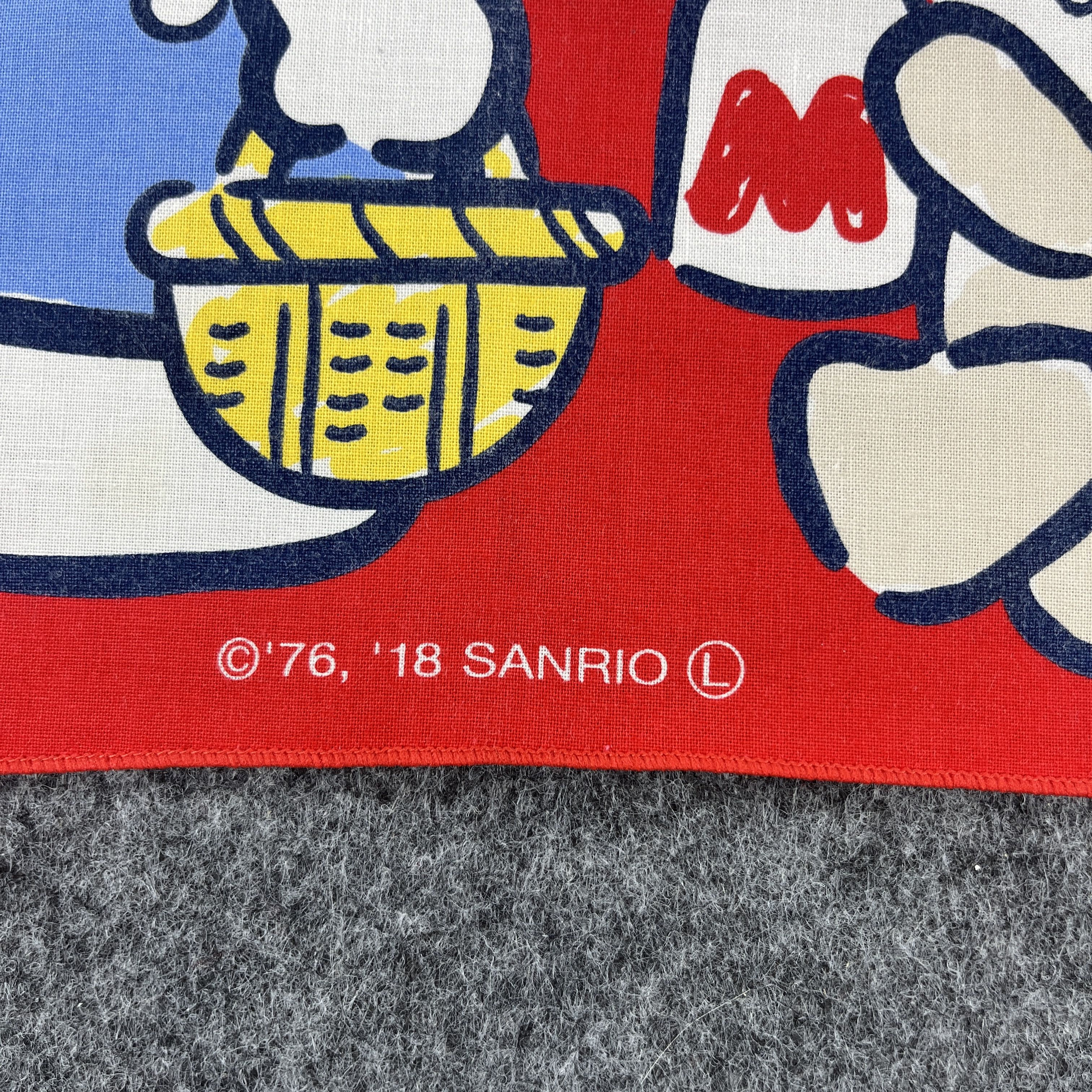 Anime × Vintage Hello Kitty Handkerchief / Bandana / Neckerchief B383 Size ONE SIZE - 3 Thumbnail