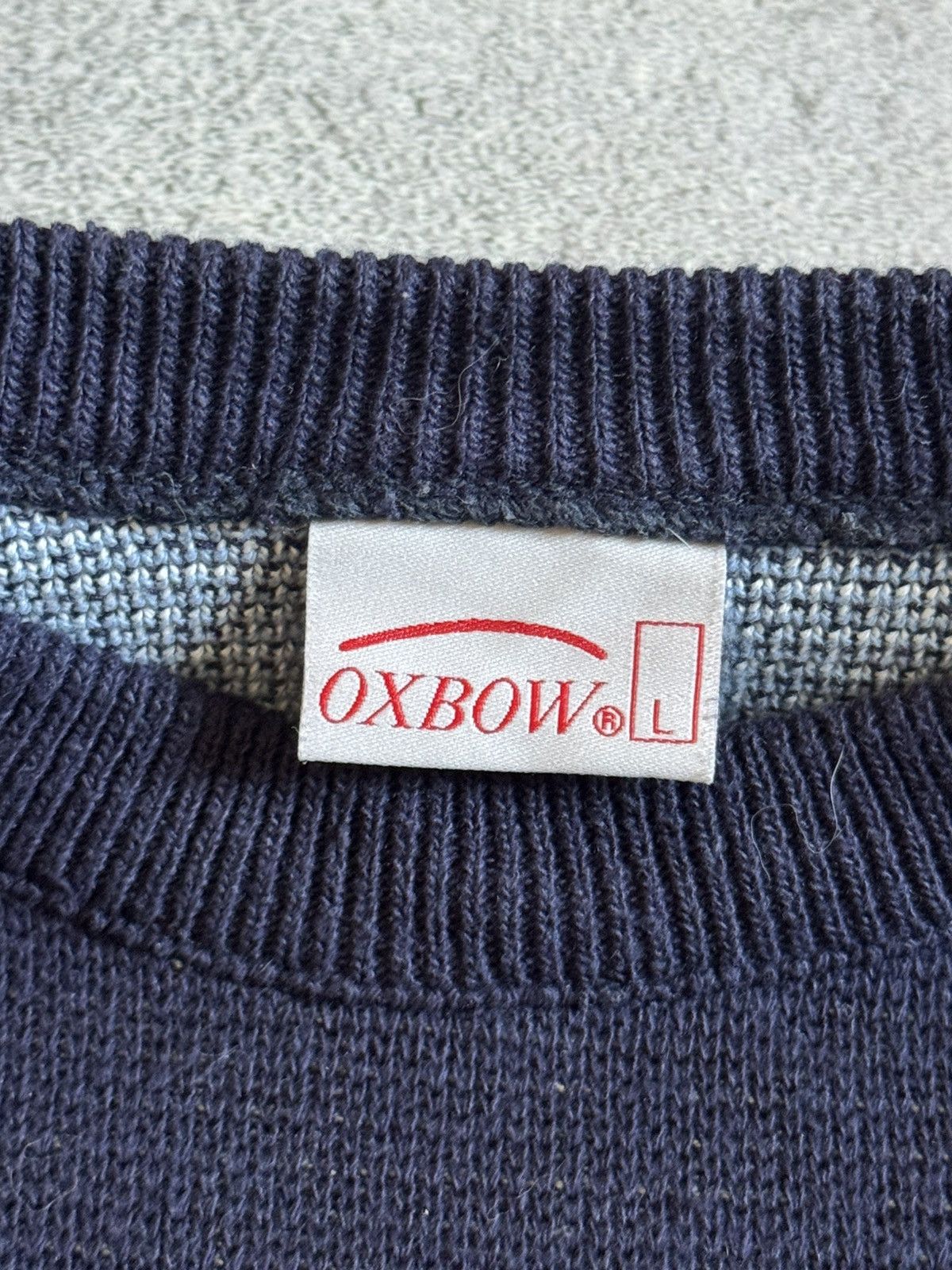 Oxbow Oxbow L vintage crazy rare knitwear sweater jumper pullover Size US L / EU 52-54 / 3 - 11 Thumbnail