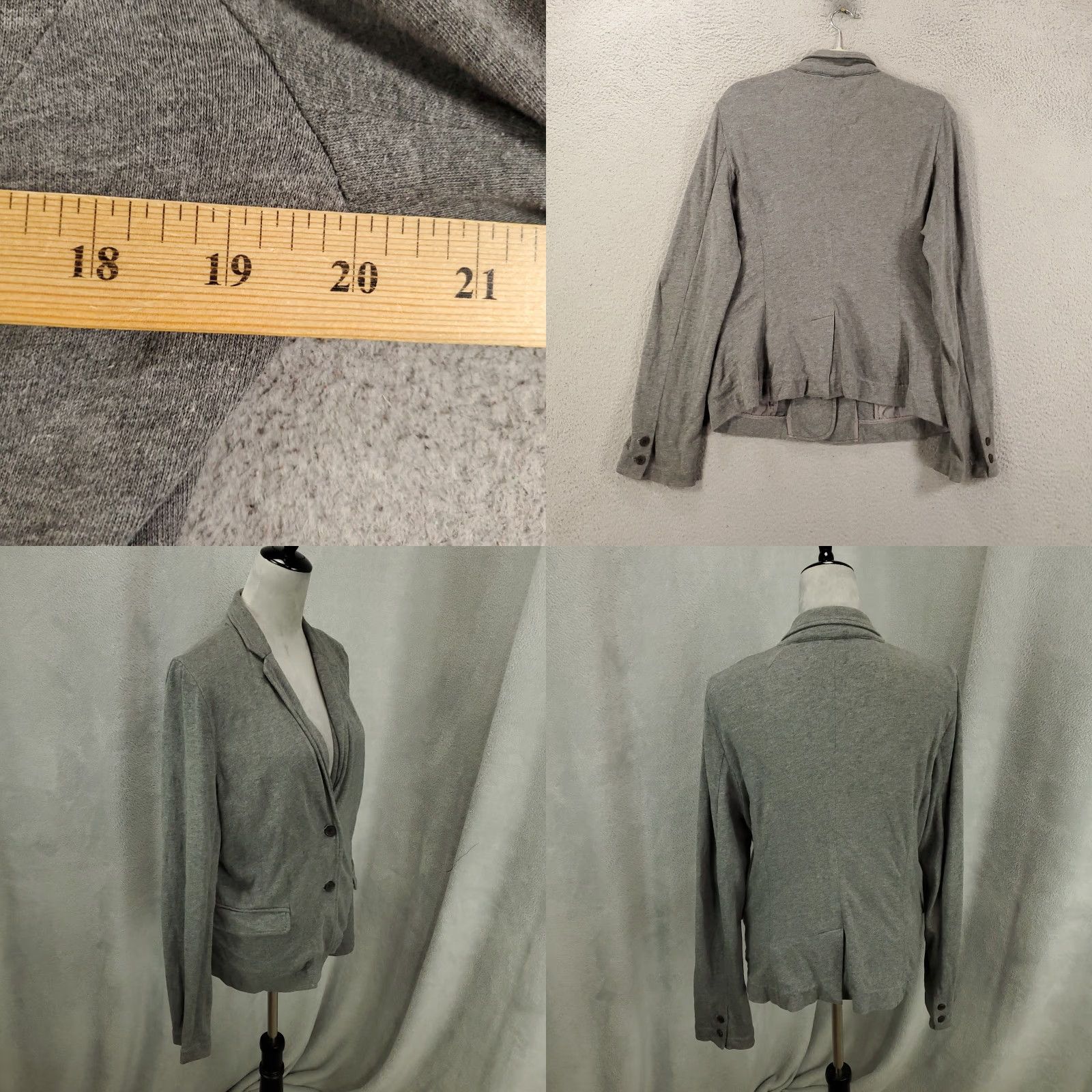 J.Crew J.CREW Cardigan Sweater Womens Large Gray Button Up Long Sleeve Preppy Classic Size L / US 10 / IT 46 - 8 Thumbnail